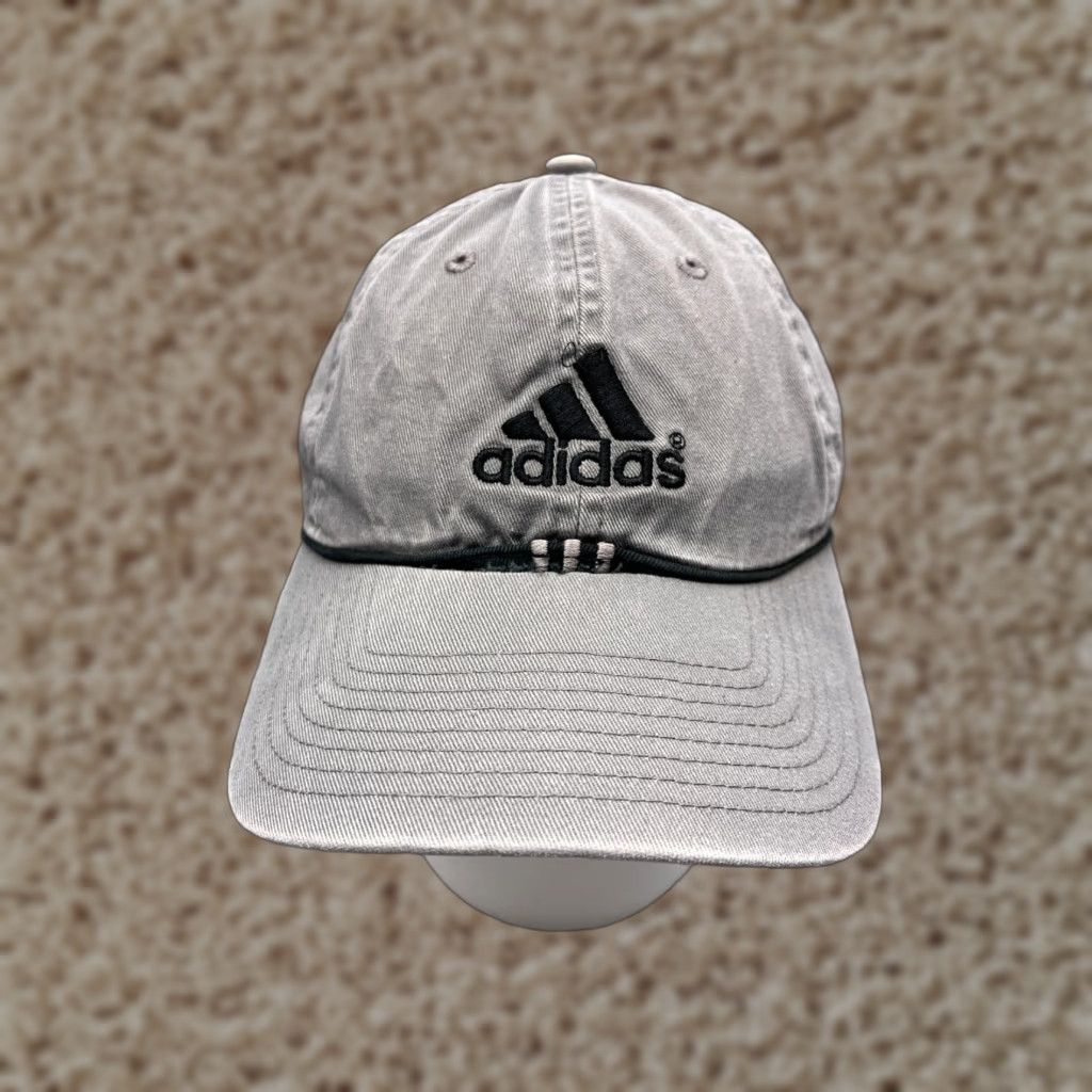 Adidas Adidas Baseball Cap Adjustable Unisex One Size Gray Cotton Golf Sports Size ONE SIZE - 1 Thumbnail