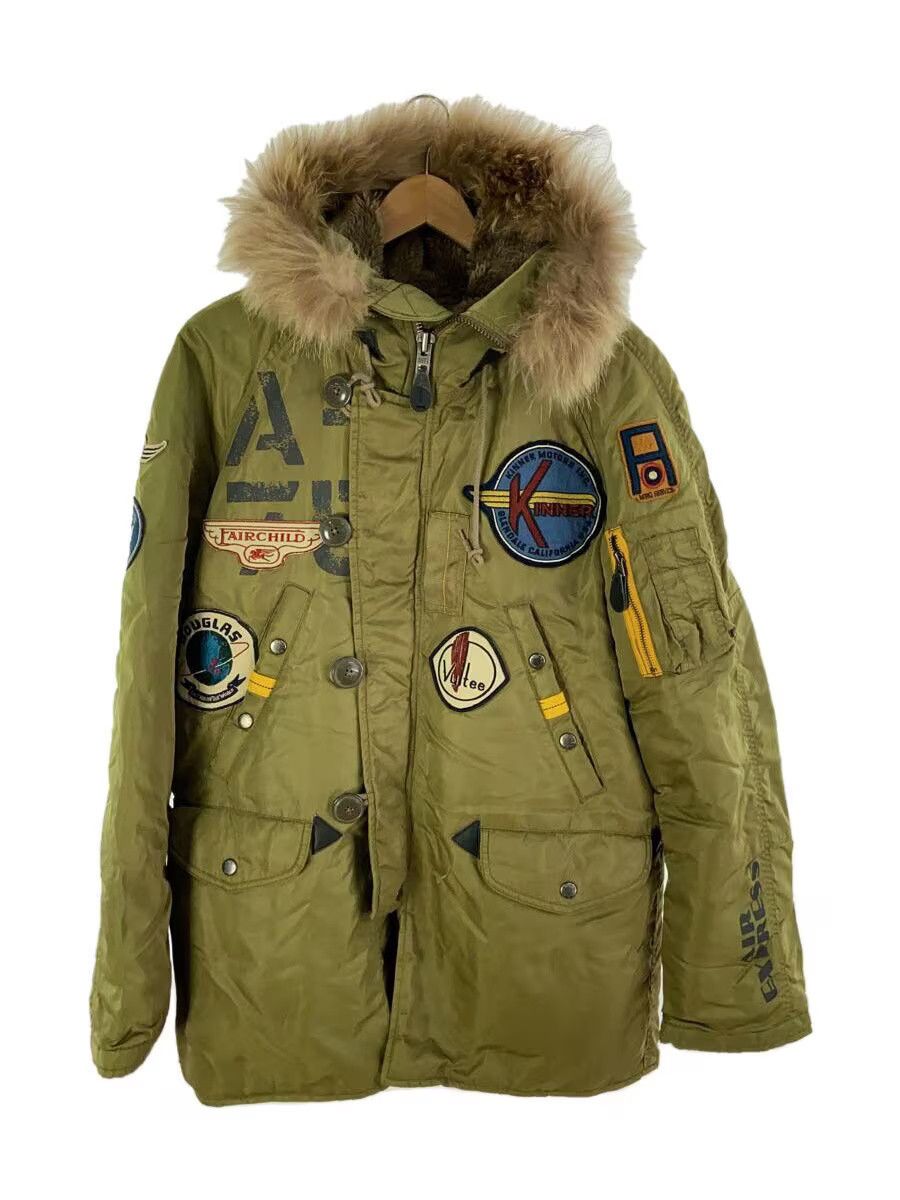 Avirex Polyester Flight Jacket Khaki