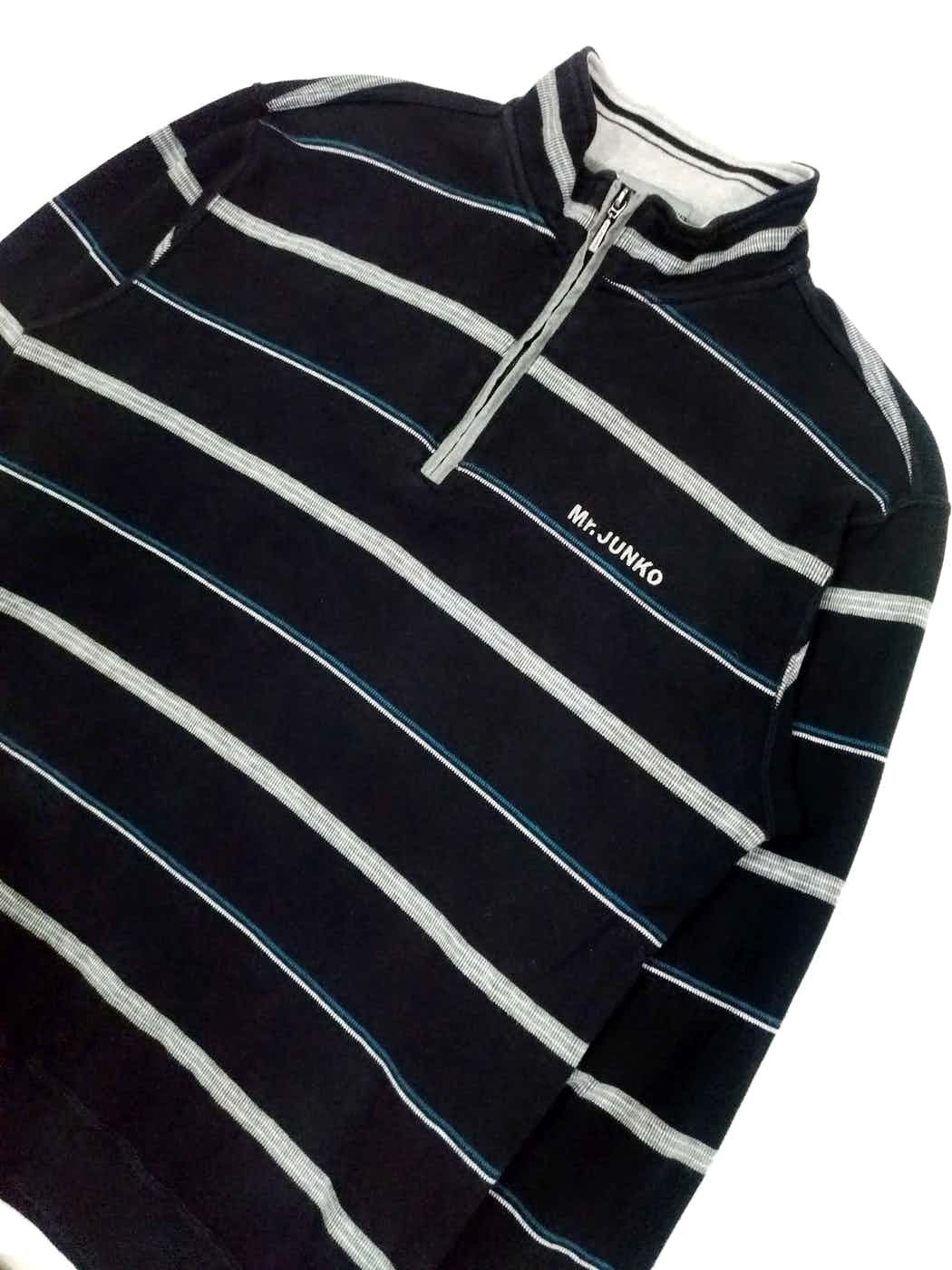 Japanese Brand × Junko Shimada × Mr. Junko Mr. Junko Striped Smart Dapper Pullover Size US M / EU 48-50 / 2 - 5 Thumbnail