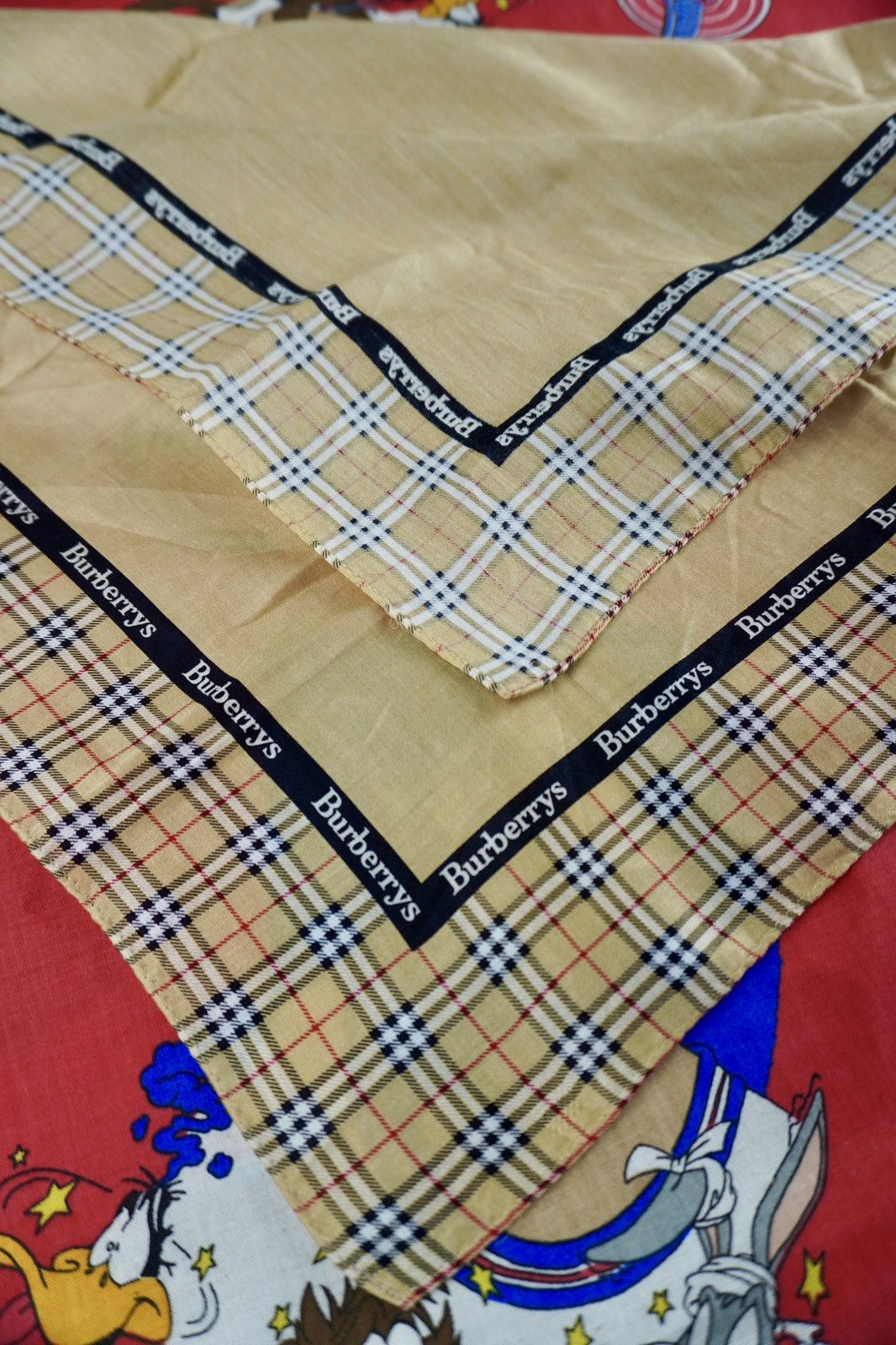 Burberry × Vintage Vintage Burberrys Handkerchief Bandana Luxury Size ONE SIZE - 4 Thumbnail