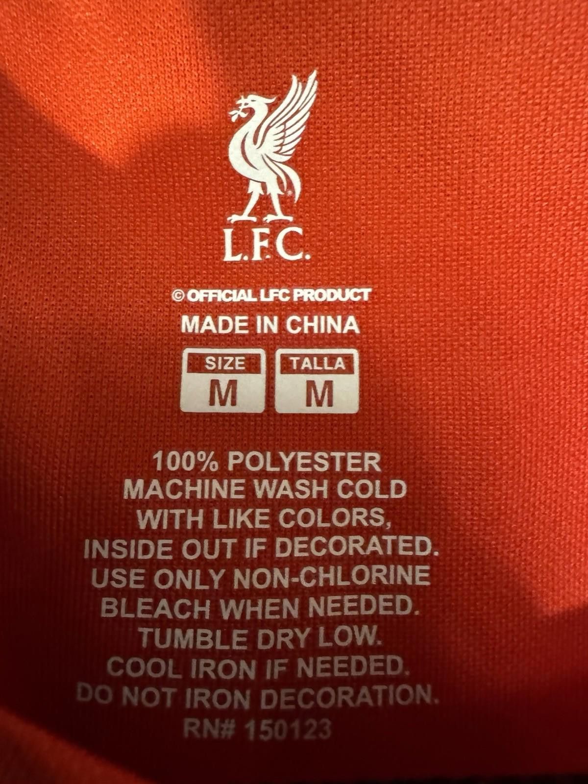 Other LFC Liverpool FC Mens Red Soccer Football Club Jersey Shirt Size ONE SIZE - 5 Thumbnail