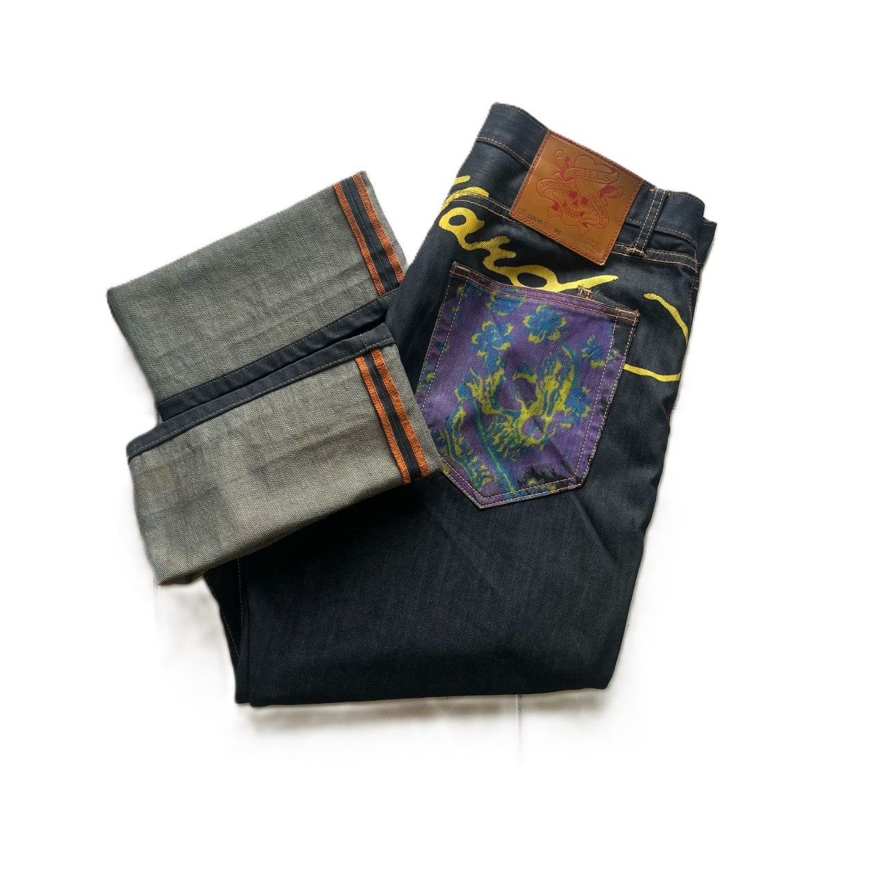 Ed Hardy × Vintage Ed Hardy Skull Jeans Size US 36 / EU 52 - 3 Thumbnail