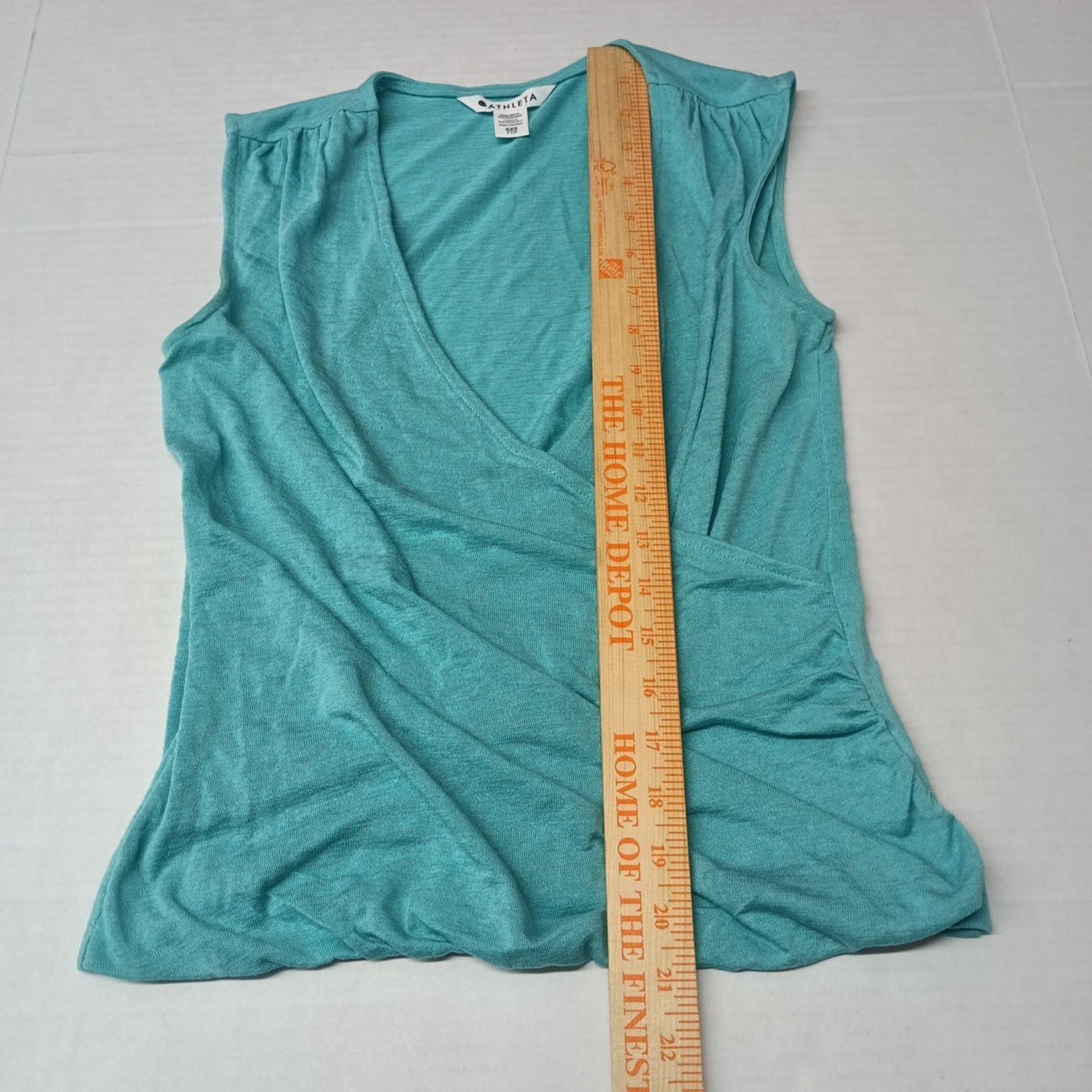 Athleta Athleta Women's Breezy Wrap Tank Size XXS Turquoise Blue Size XXS / US 00 / IT 34 - 5 Thumbnail