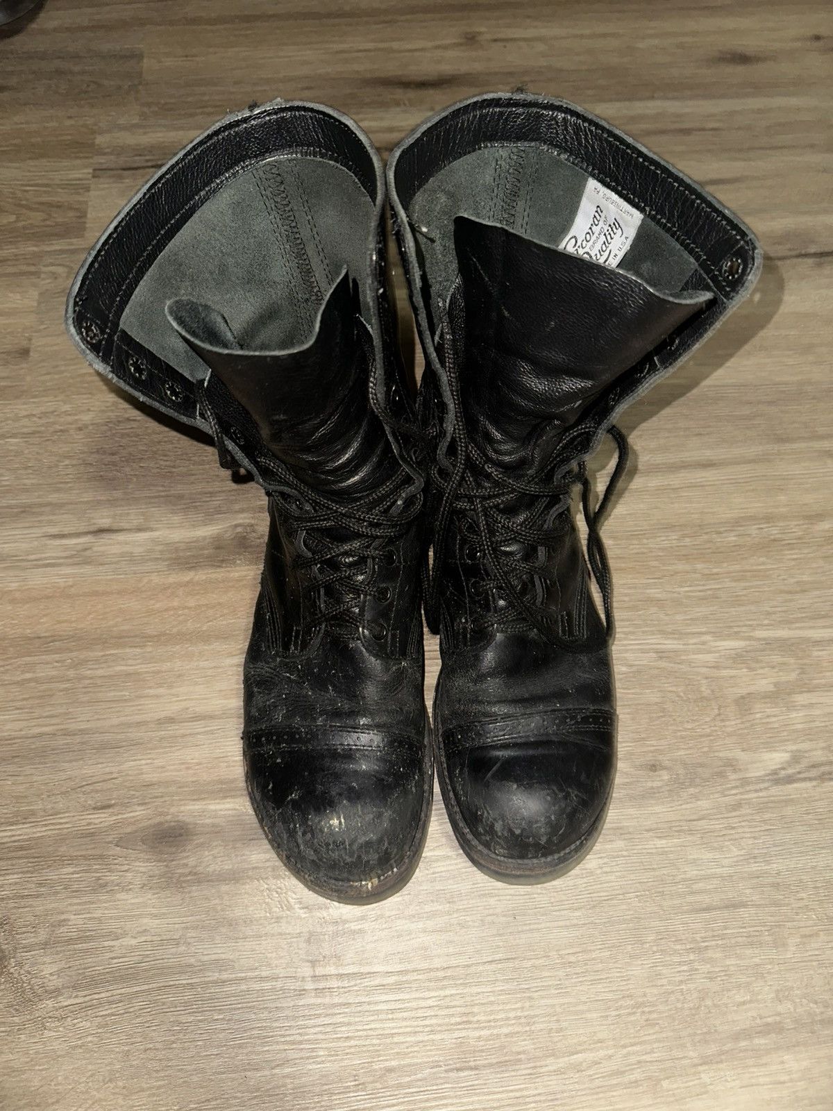Corcoran Hand Distressed Corcoran Combat Boots Size US 11 / EU 44 - 1 Thumbnail
