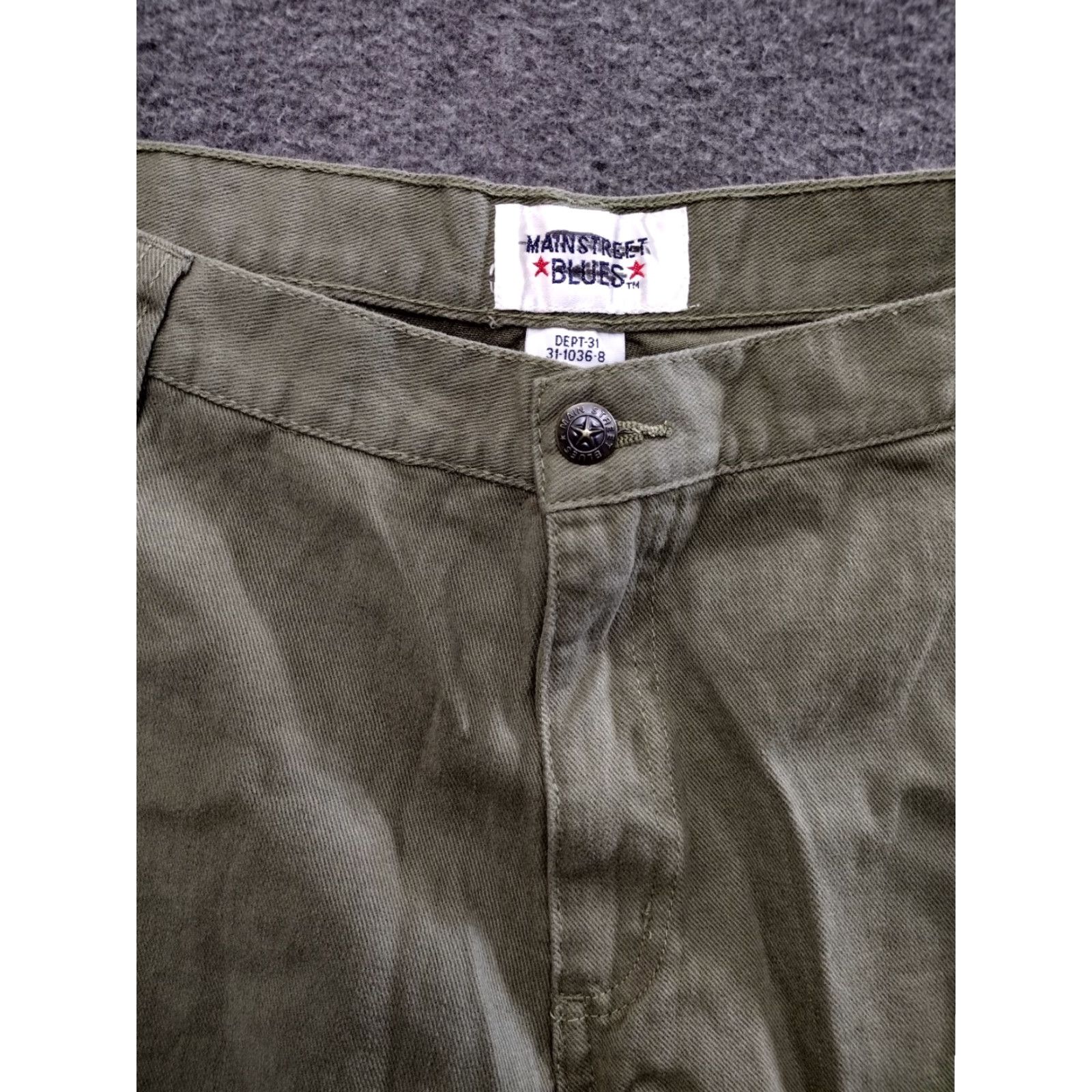Vintage MAINSTREET BLUES Women's Bermuda Shorts Cotton Size 20WP Size 32" / US 10 / IT 46 - 3 Thumbnail