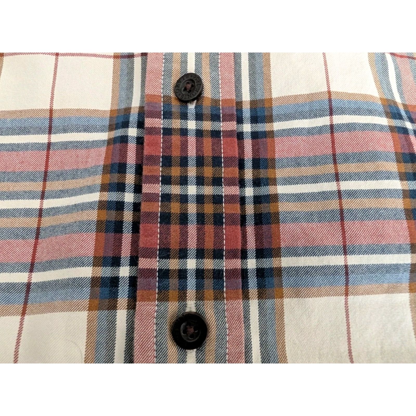 Orvis Orvis Shirt Mens L Flannel Multicolor Plaid Button-Up EUC (Cotton) Size US L / EU 52-54 / 3 - 5 Thumbnail