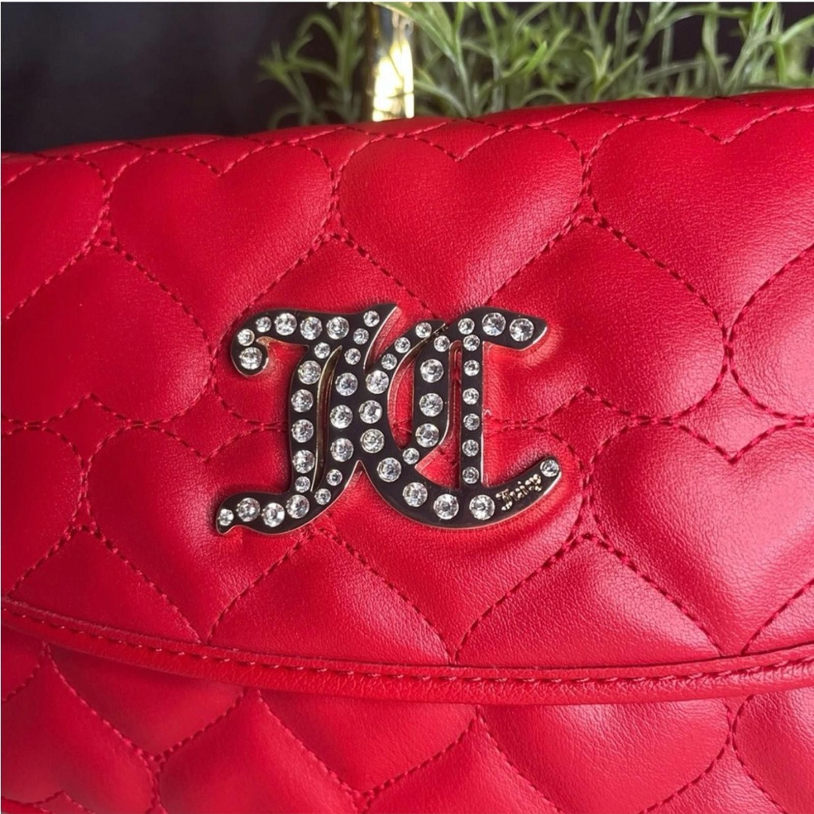 Juicy Couture × Juicy Couture Jeans Juicy Couture Straight From The Heart Red Satchel NWT Size ONE SIZE - 2 Thumbnail