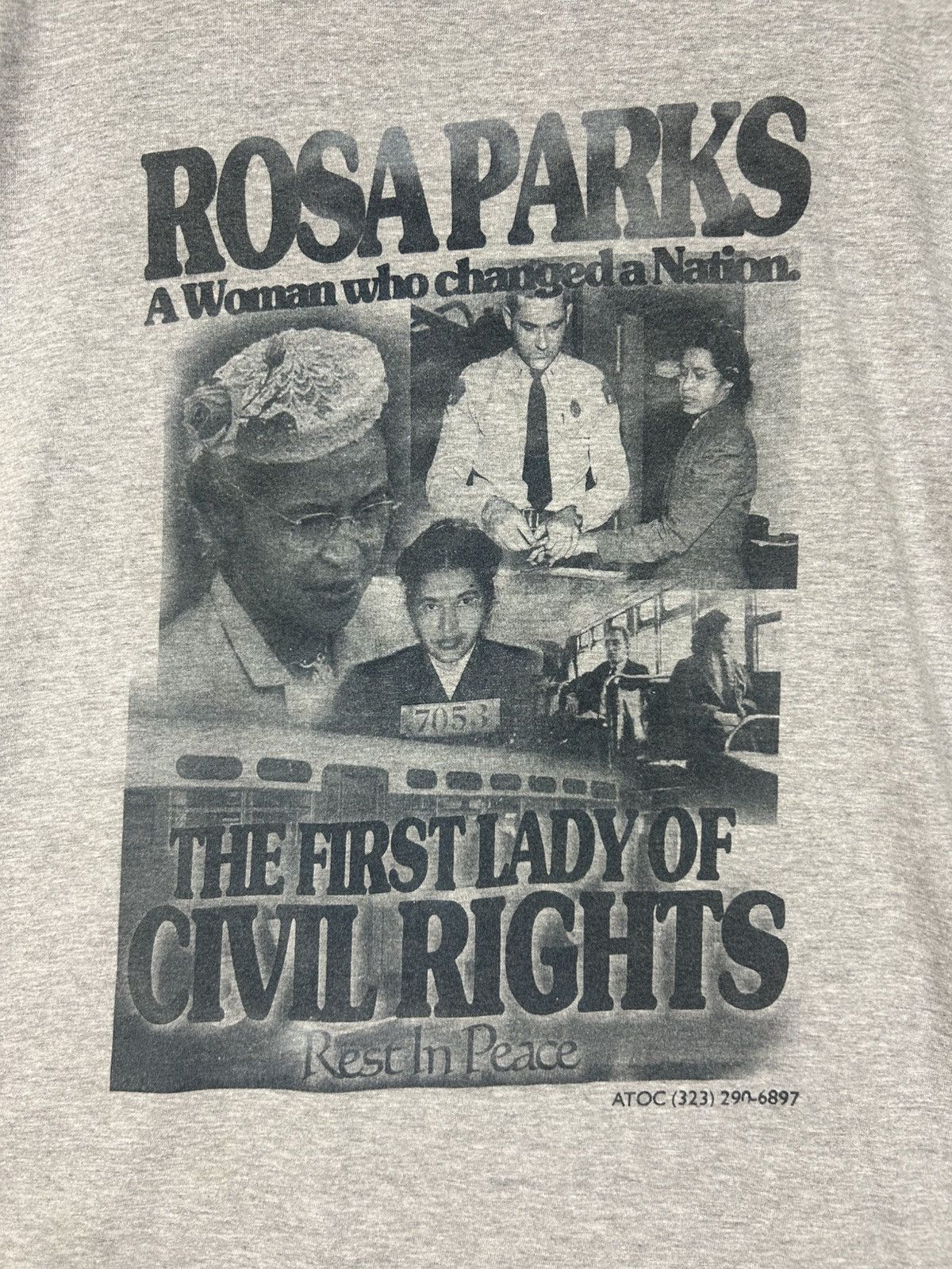 Vintage Vintage Rosa Parks/ Woman Civil Rights Activist/ Black Power Size US XXL / EU 58 / 5 - 3 Thumbnail