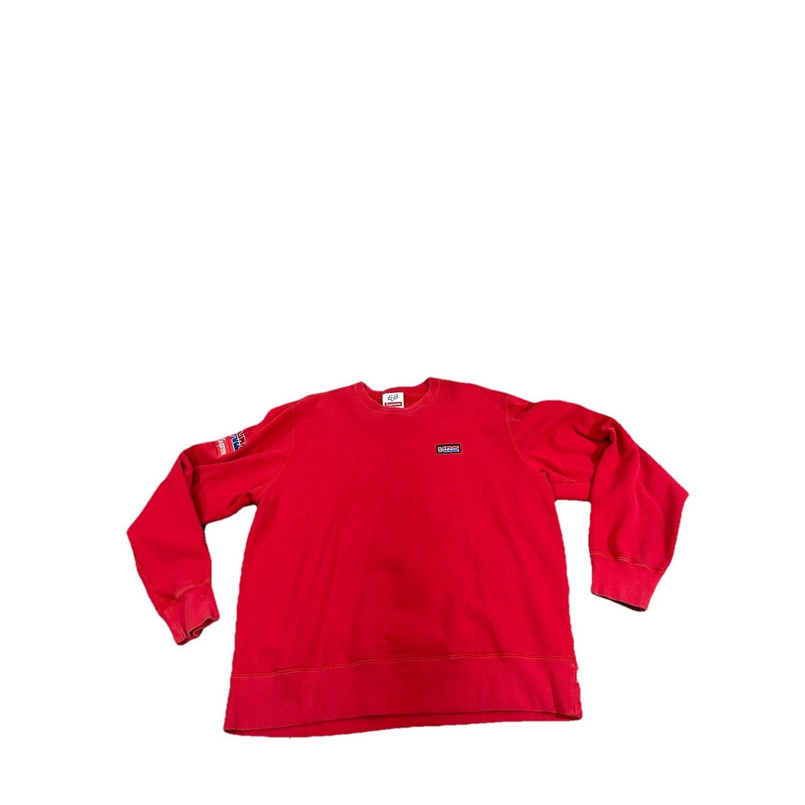 Supreme SUPREME HONDA FOX RACING CREWNECK RED SIZE M SS21 SWEATSHIRT Size US M / EU 48-50 / 2 - 1 Thumbnail