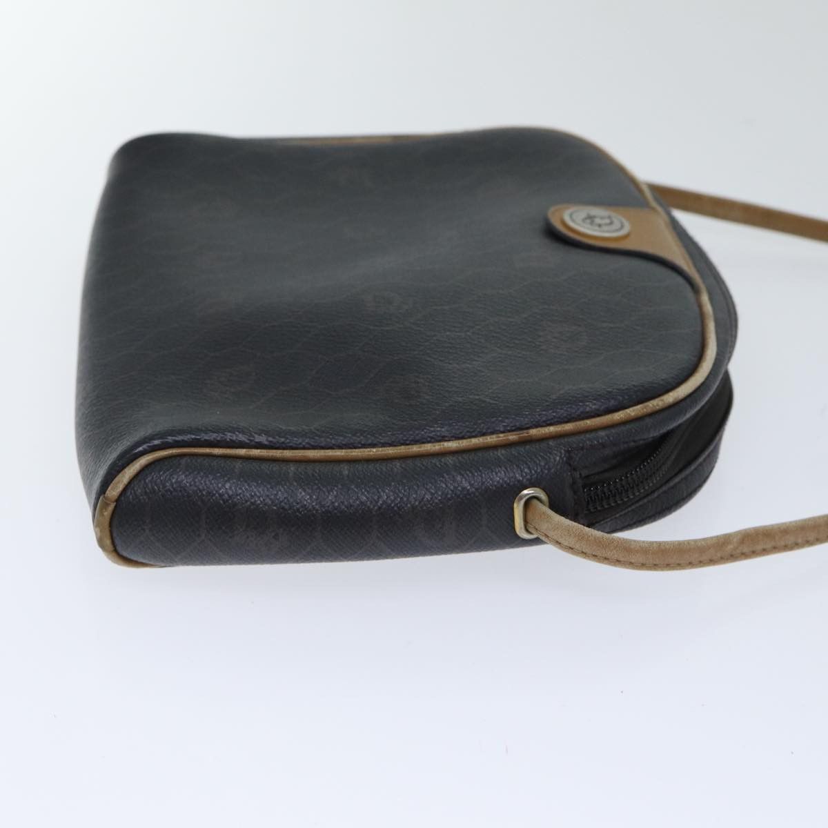 Dior DIOR Honeycomb Canvas Shoulder Bag Pvc Leather Black Size ONE SIZE - 4 Thumbnail