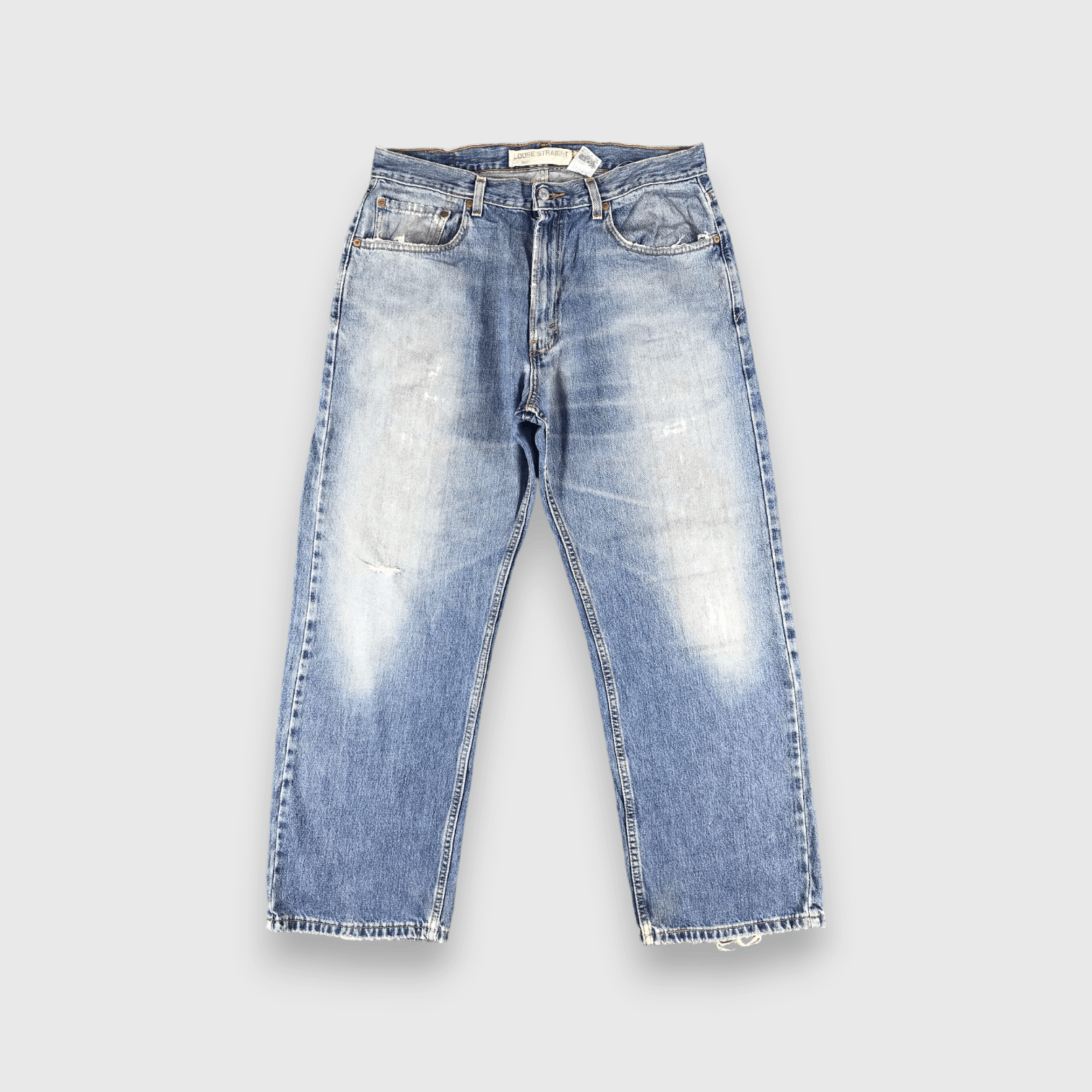 Levi's Vintage Blue Wash Levis 569 Jeans-J2470 Size US 35 - 1 Thumbnail