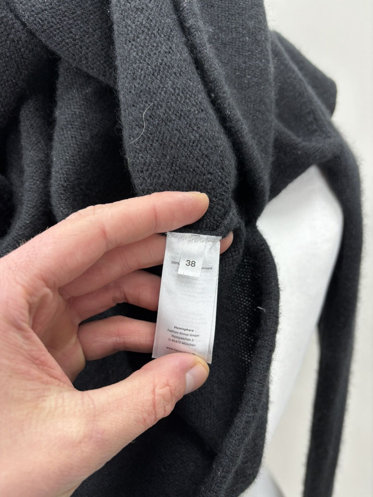 Other Womens sweater Hemisphere Cashmere Size 38 Color Black Size XS / US 0-2 / IT 36-38 - 11 Thumbnail