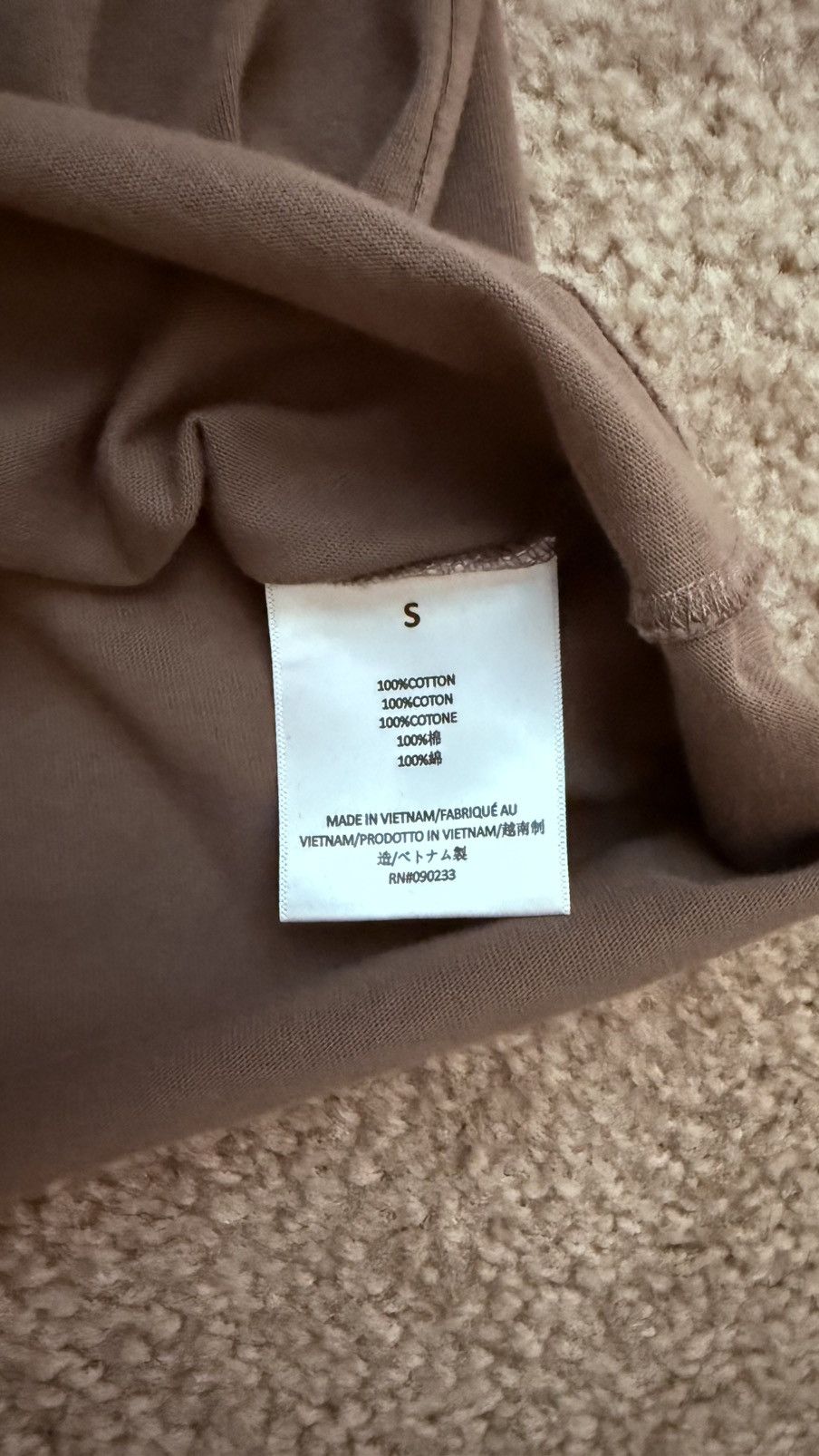 Essentials Fear of God Essential Long-sleeve Shirt - Brown - Sz.S -m Size US S / EU 44-46 / 1 - 4 Thumbnail