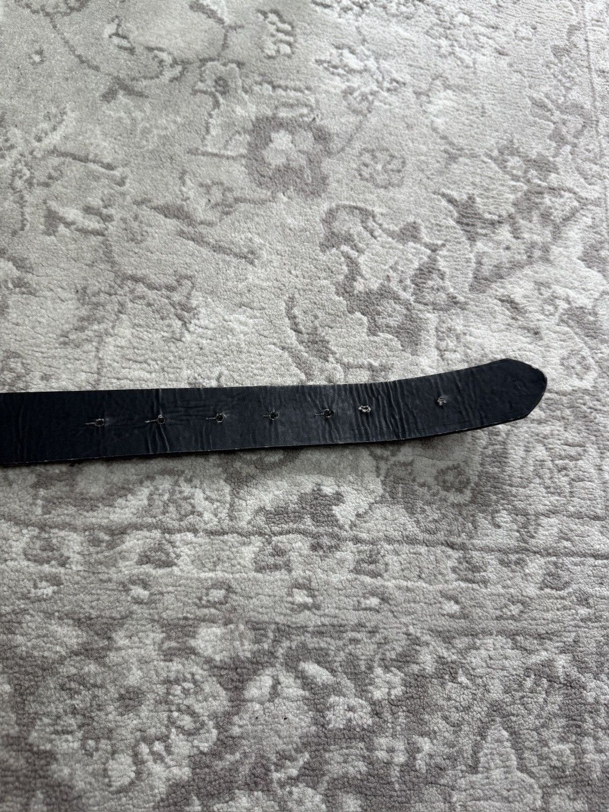 Japanese Brand Vintage y2k skull buckle belt 110cm archive opium avantgarde Size ONE SIZE - 8 Thumbnail
