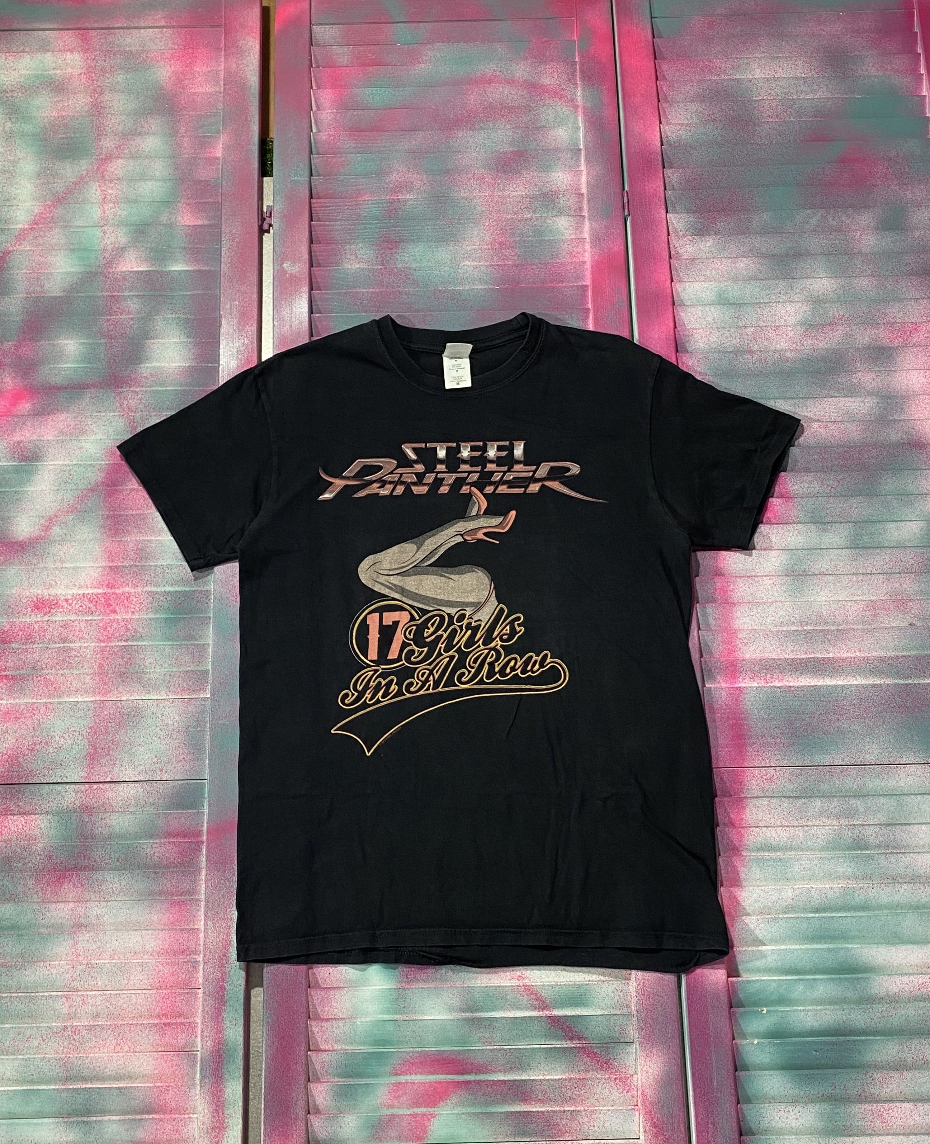 Band Tees Vintage Y2K Steel Panther Girls In A Row T-Shirts Size US M / EU 48-50 / 2 - 1 Thumbnail