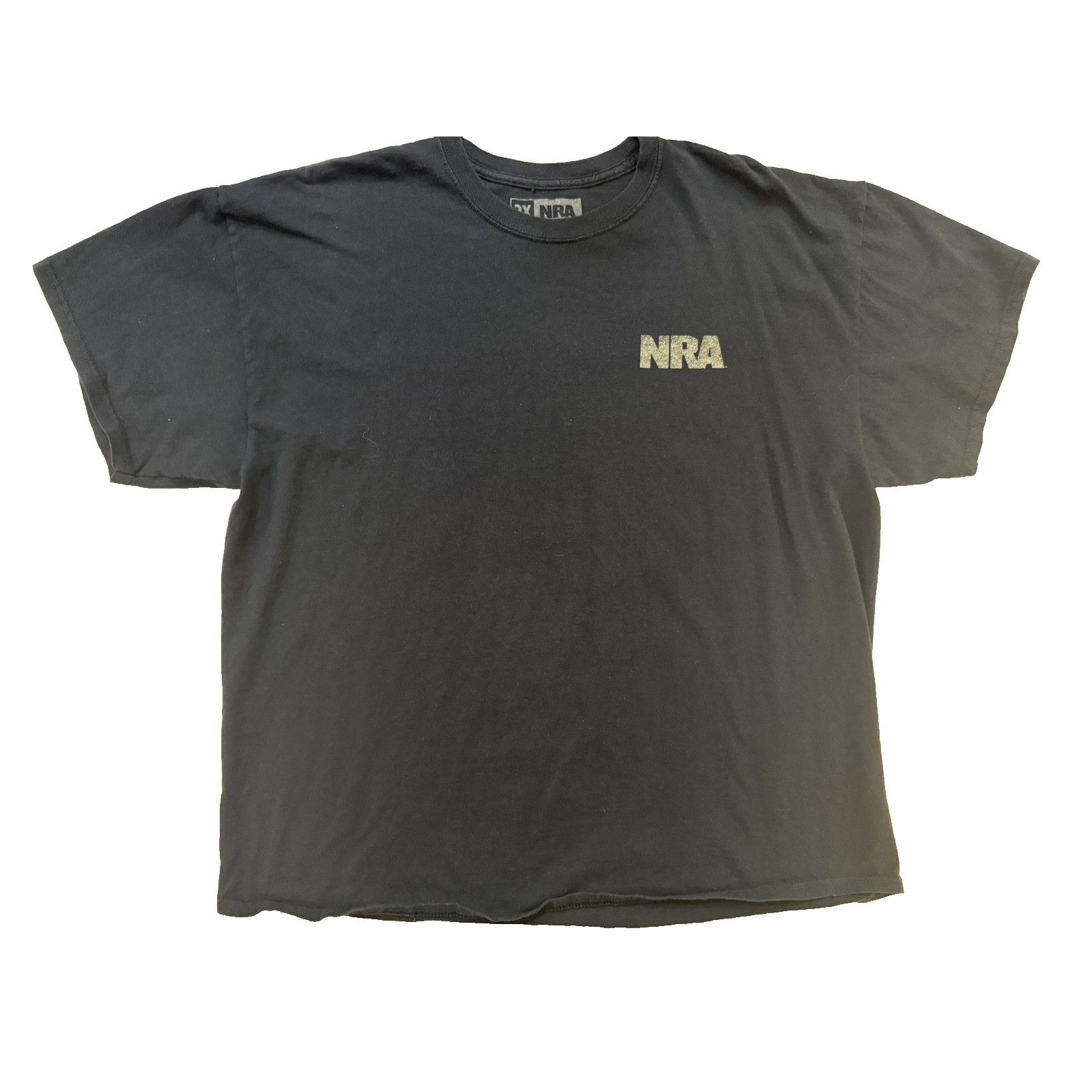RIFLE NRA Shirt Mens 2XL Don't Tread On Me National Rifle Assoc Size US XXL / EU 58 / 5 - 2 Thumbnail