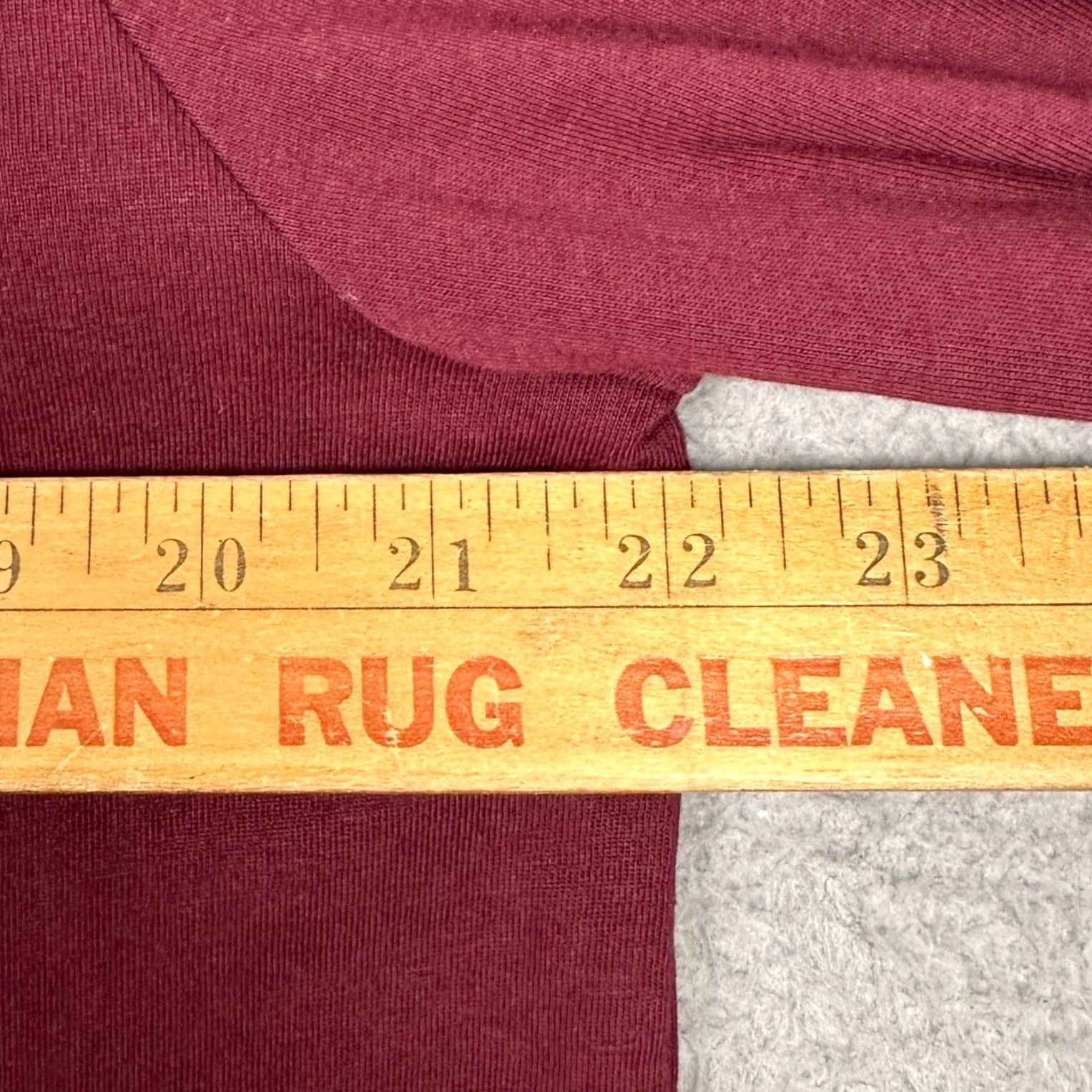 Polo Ralph Lauren Polo Ralph Lauren Mens Large Long Sleeve T-Shirt Burgundy Red Pony Crewneck Tee Size US L / EU 52-54 / 3 - 7 Thumbnail