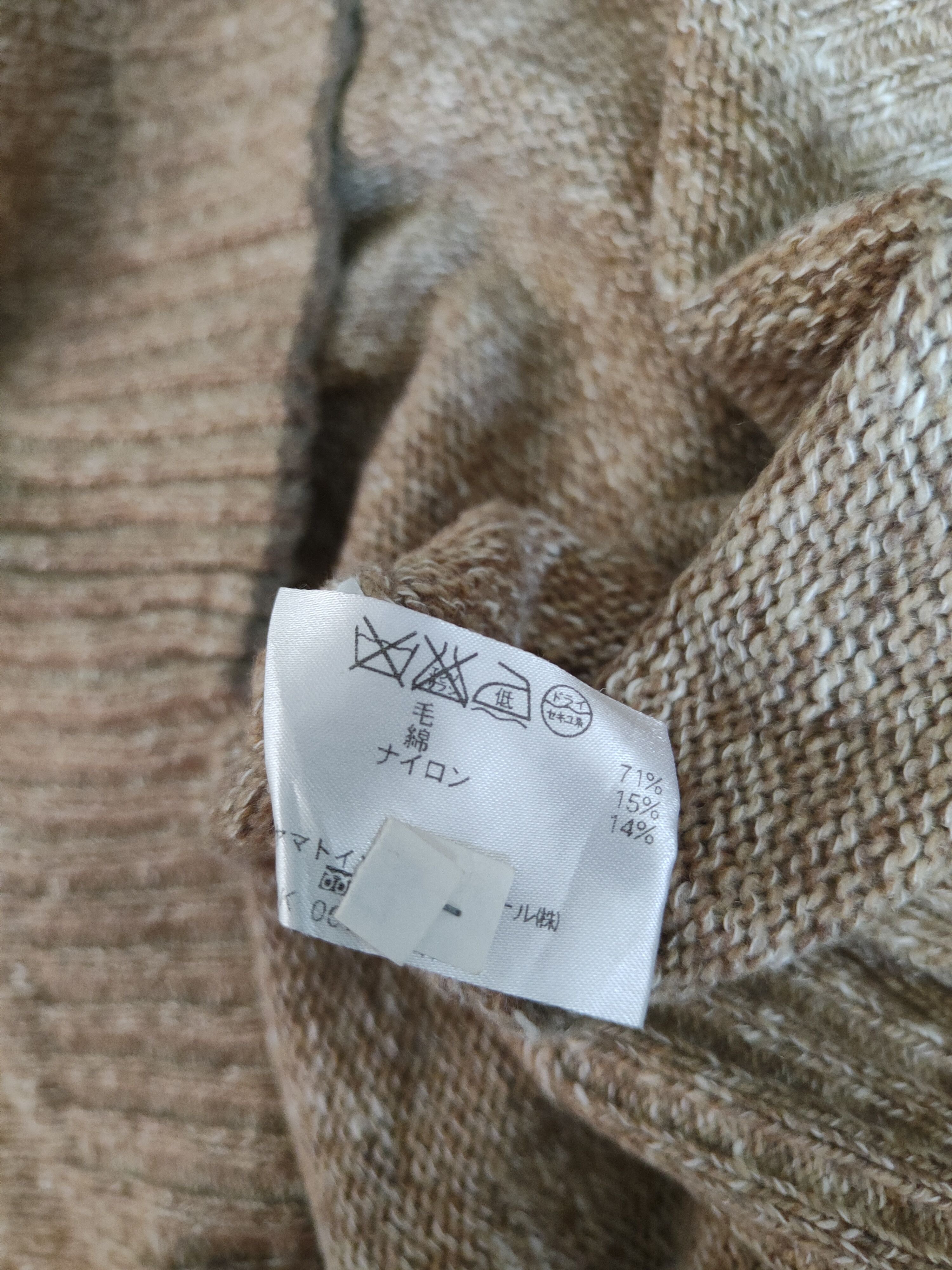 Japanese Brand × Vintage Crocodile Brown Knitwear Sweatshirts #S2347 Size US L / EU 52-54 / 3 - 12 Thumbnail