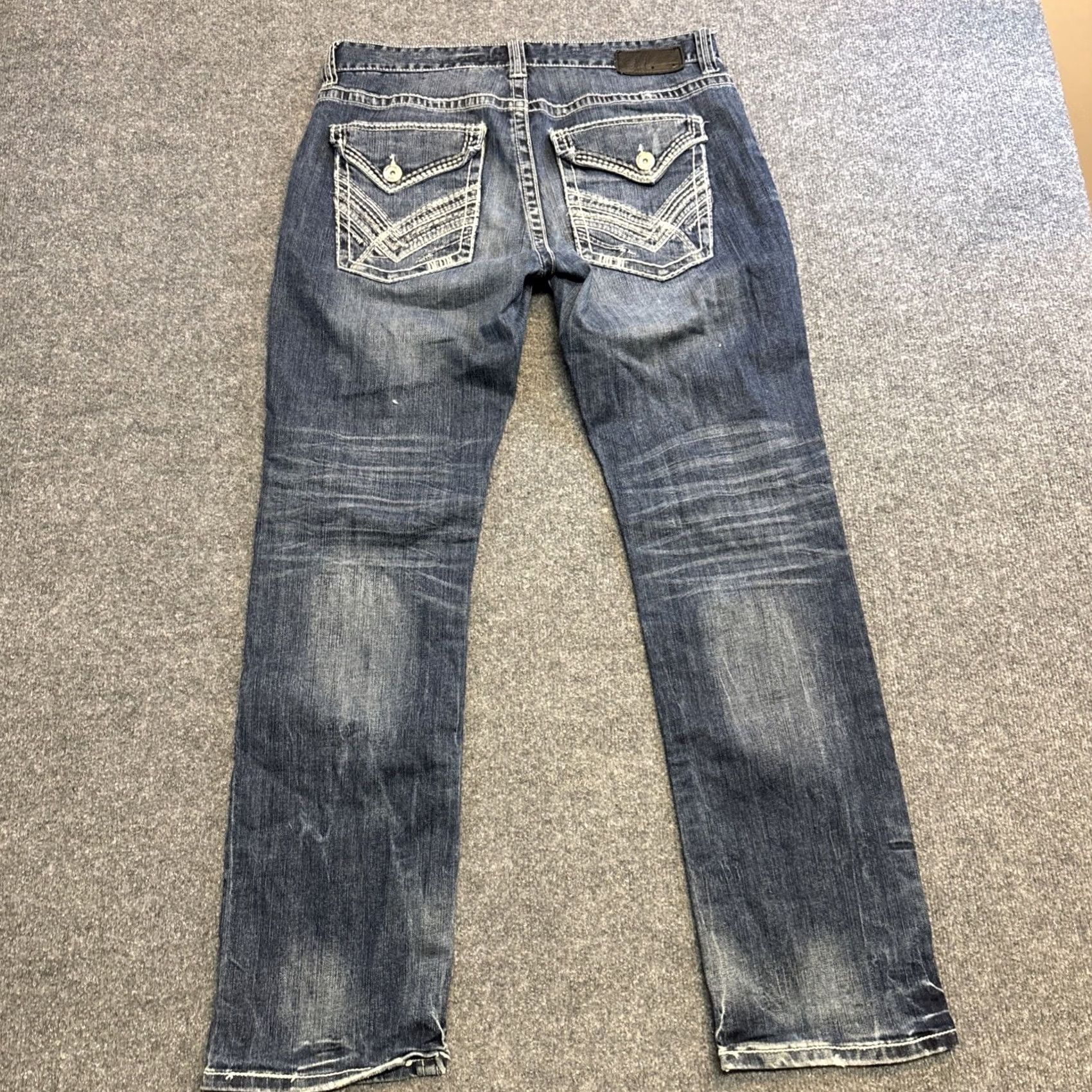 Buckle Black Buckle Black Jeans Mens 34x32 Blue Denim Cotton Straight Leg 5-Pocket Buckle Bke Regular Fit Jeans Size US 34 / EU 50 - 6 Thumbnail