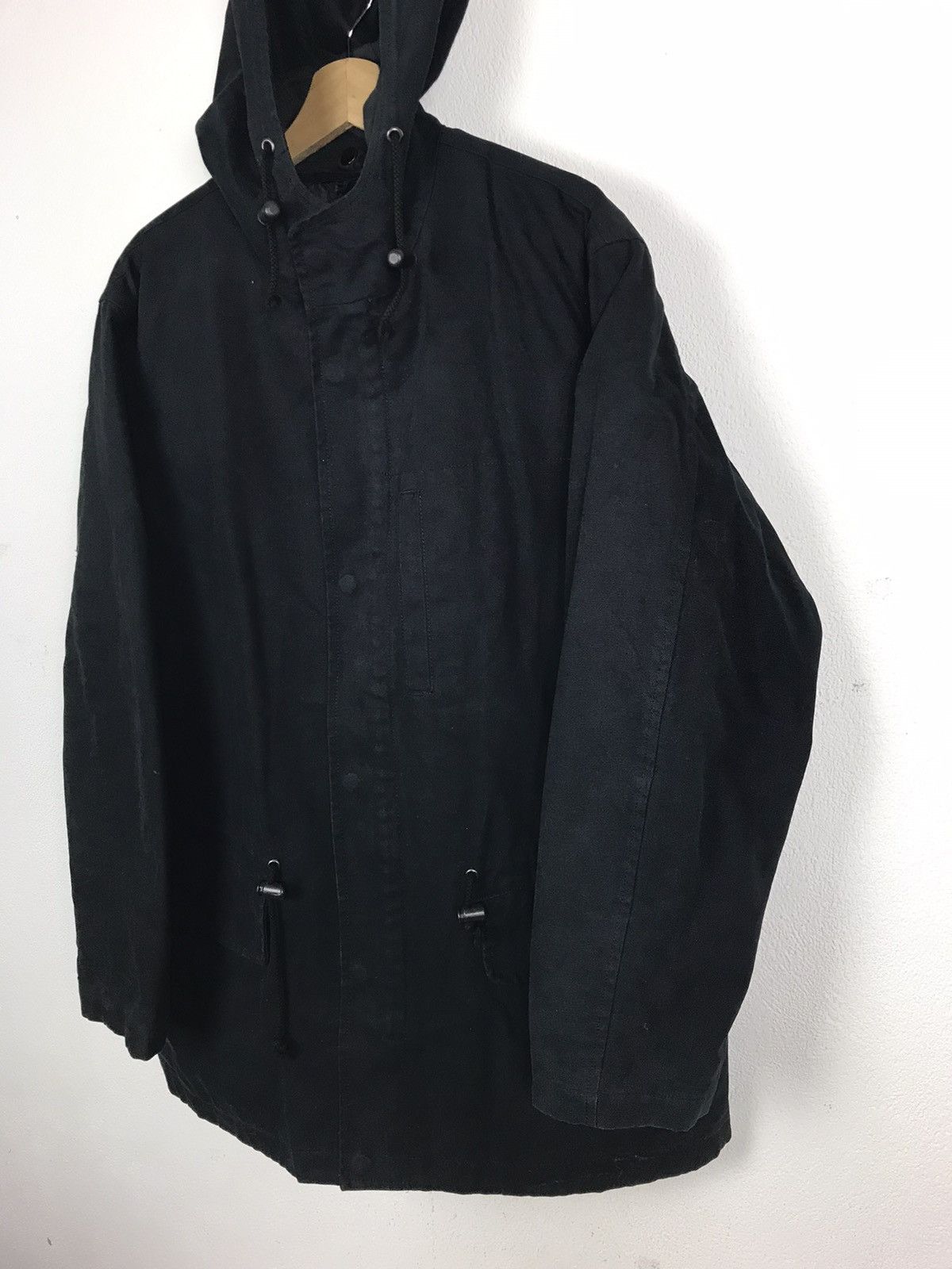 Issey Miyake Vintage Issey Miyake Denim Products Canvas Parka Hoodie Size US L / EU 52-54 / 3 - 2 Thumbnail