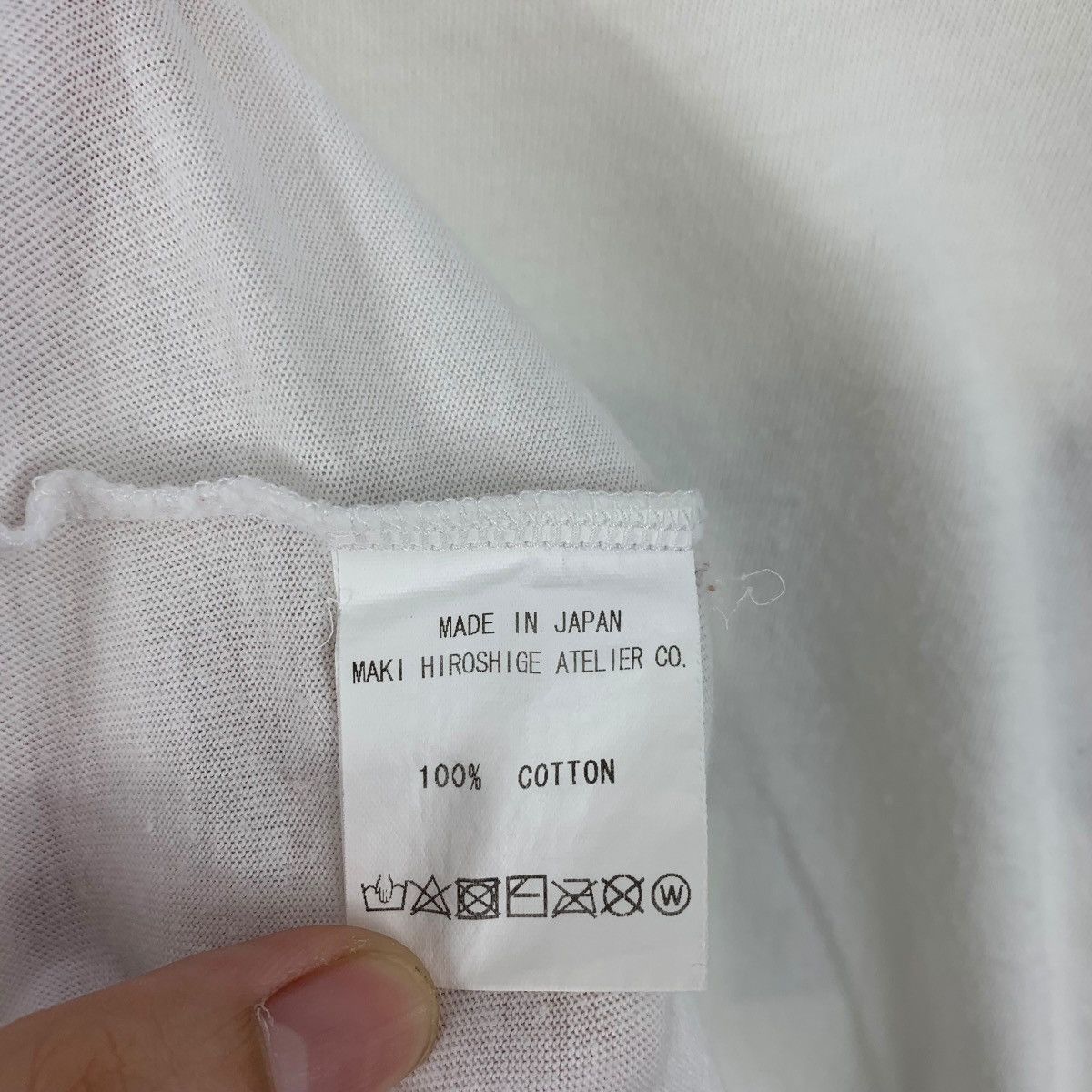 Japanese Brand × gomme GOMME HOMME by MAKI HIROSHIGE ATELIER Spellout baggy tee Size US M / EU 48-50 / 2 - 9 Thumbnail