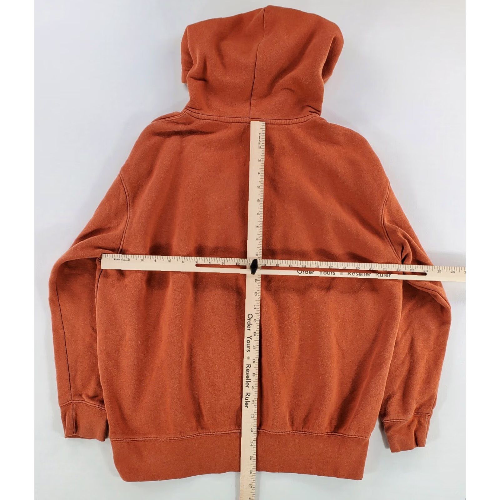 Nike Nike Center Swoosh Hoodie Sweatshirt Embroidered Long Sleeve Pullover Mens M Orange Size US M / EU 48-50 / 2 - 5 Thumbnail