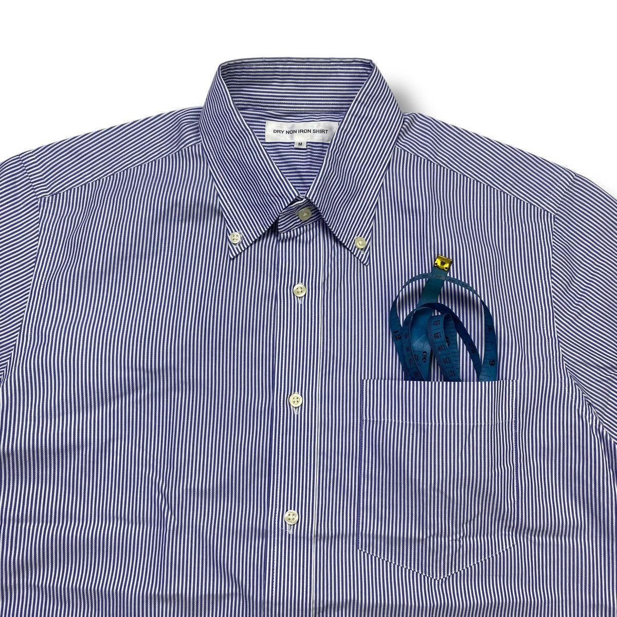 Designer × Uniqlo Vintage Uniqlo Striped button shirt short sleeve Size US M / EU 48-50 / 2 - 2 Thumbnail