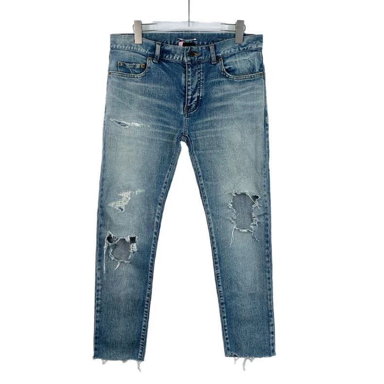Saint Laurent Blue Sabotage Jeans 2504-Nextarrow