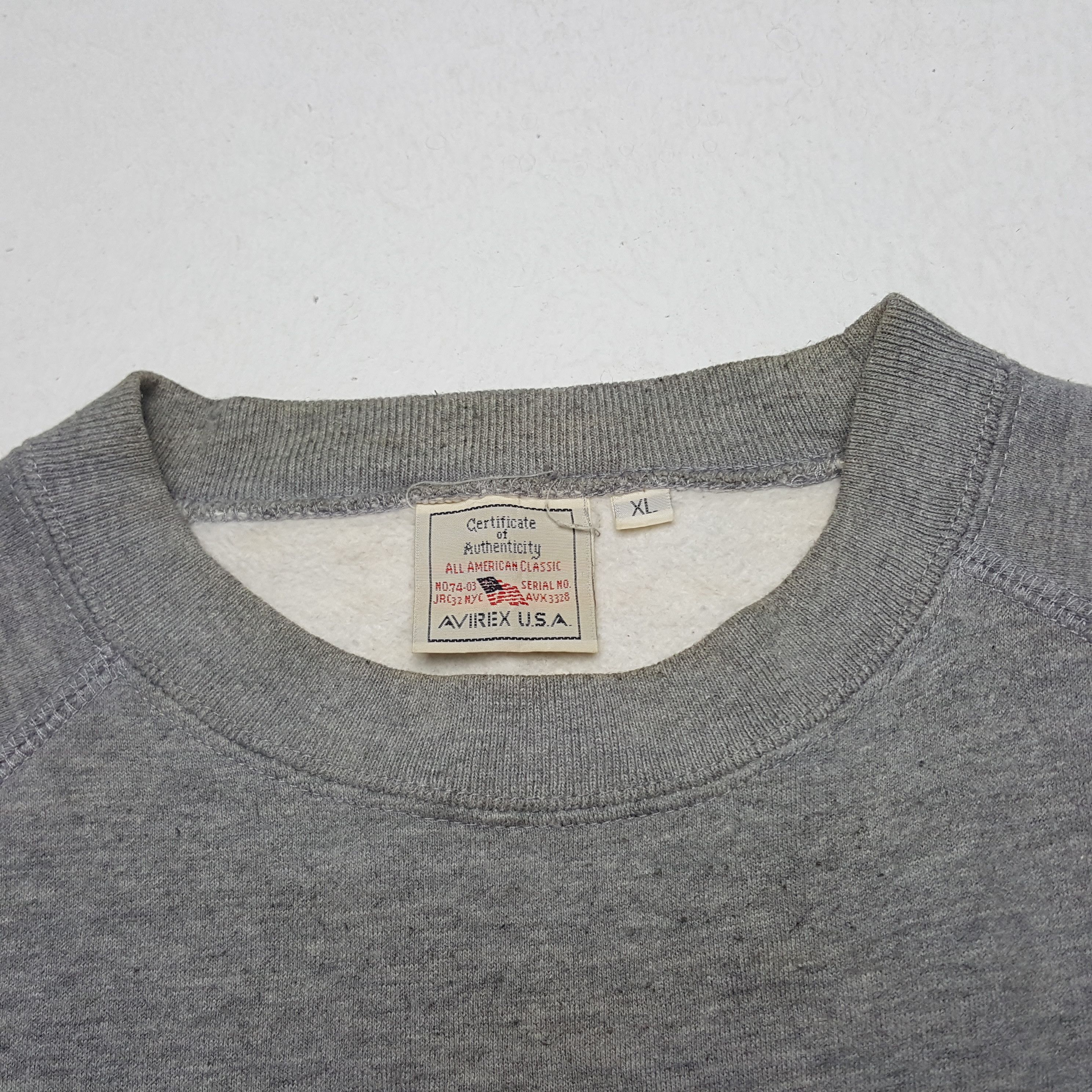 Avirex × Vintage Vintage Avirex Military Style Sweatshirt Size US L / EU 52-54 / 3 - 4 Thumbnail
