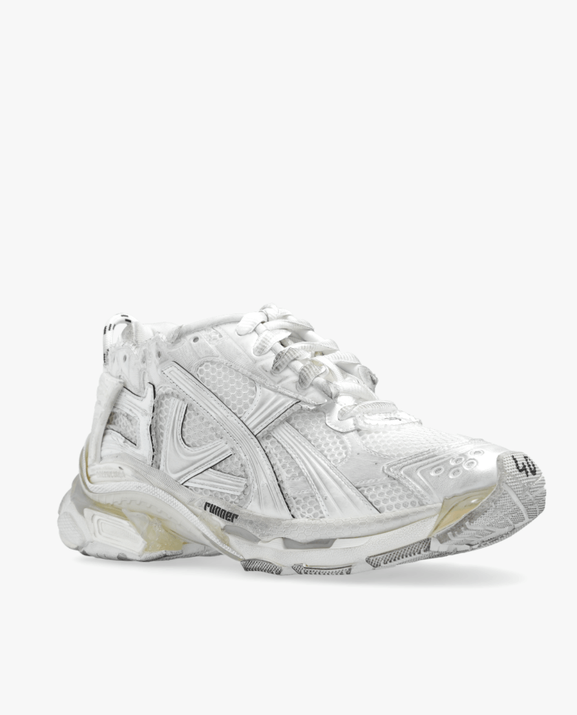 Balenciaga Balenciaga All White Runners Size US 10 / EU 43 - 3 Thumbnail