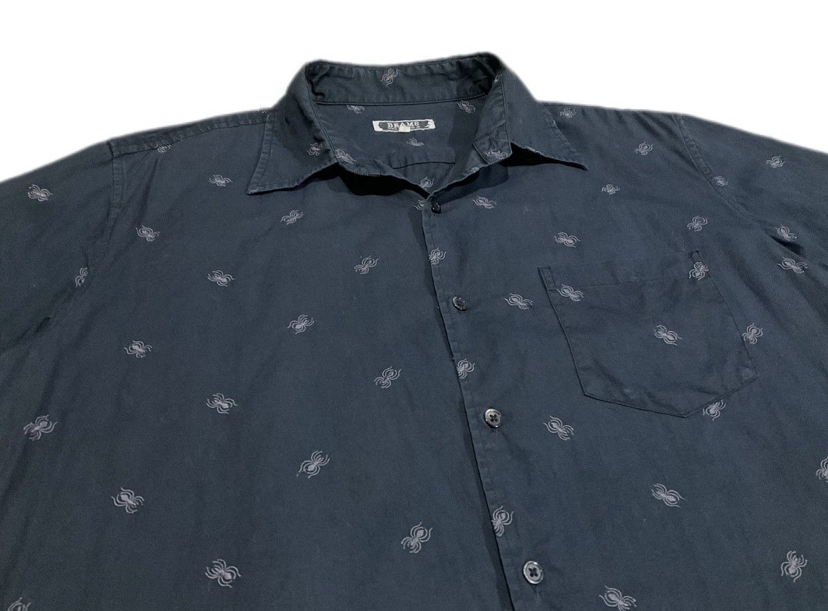 Beams Plus × Hysteric Glamour × Japanese Brand 🔥Y2K Archived Vintage Beams Shirt Spider Embroidered Size US L / EU 52-54 / 3 - 3 Thumbnail