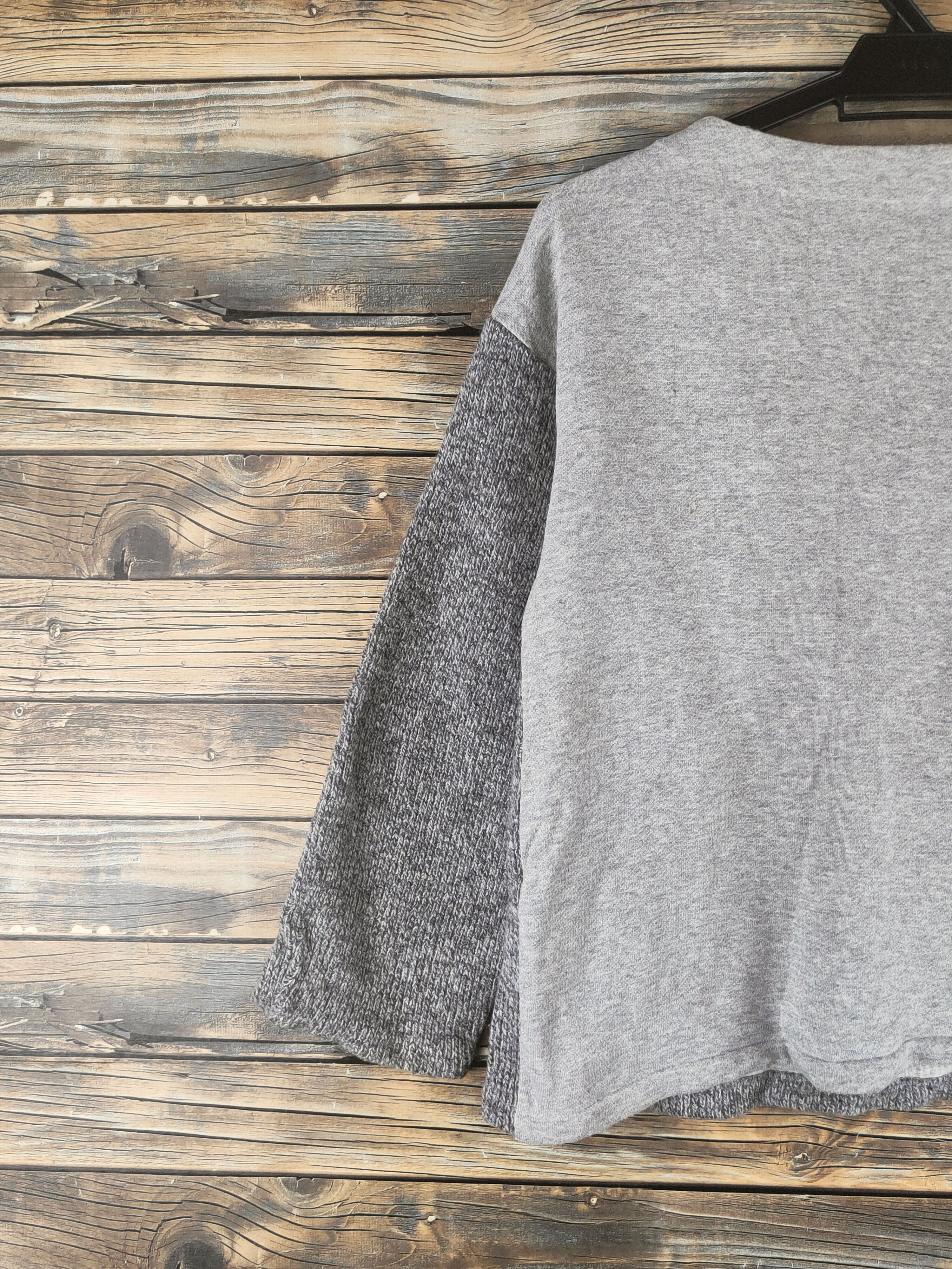Japanese Brand DL Malla Gray Knitwear Sweatshirts #46-470 Size S / US 4 / IT 40 - 8 Thumbnail