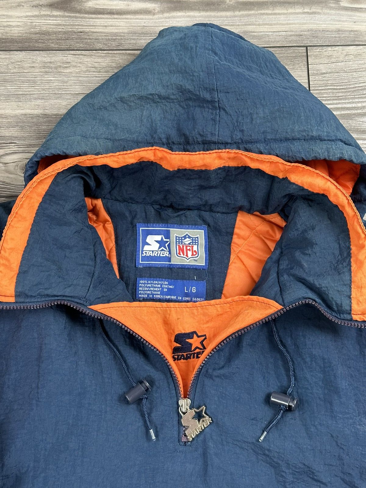 NFL × Vintage Vintage 90’s Chicago Bears Starter Jacket Size US L / EU 52-54 / 3 - 8 Thumbnail