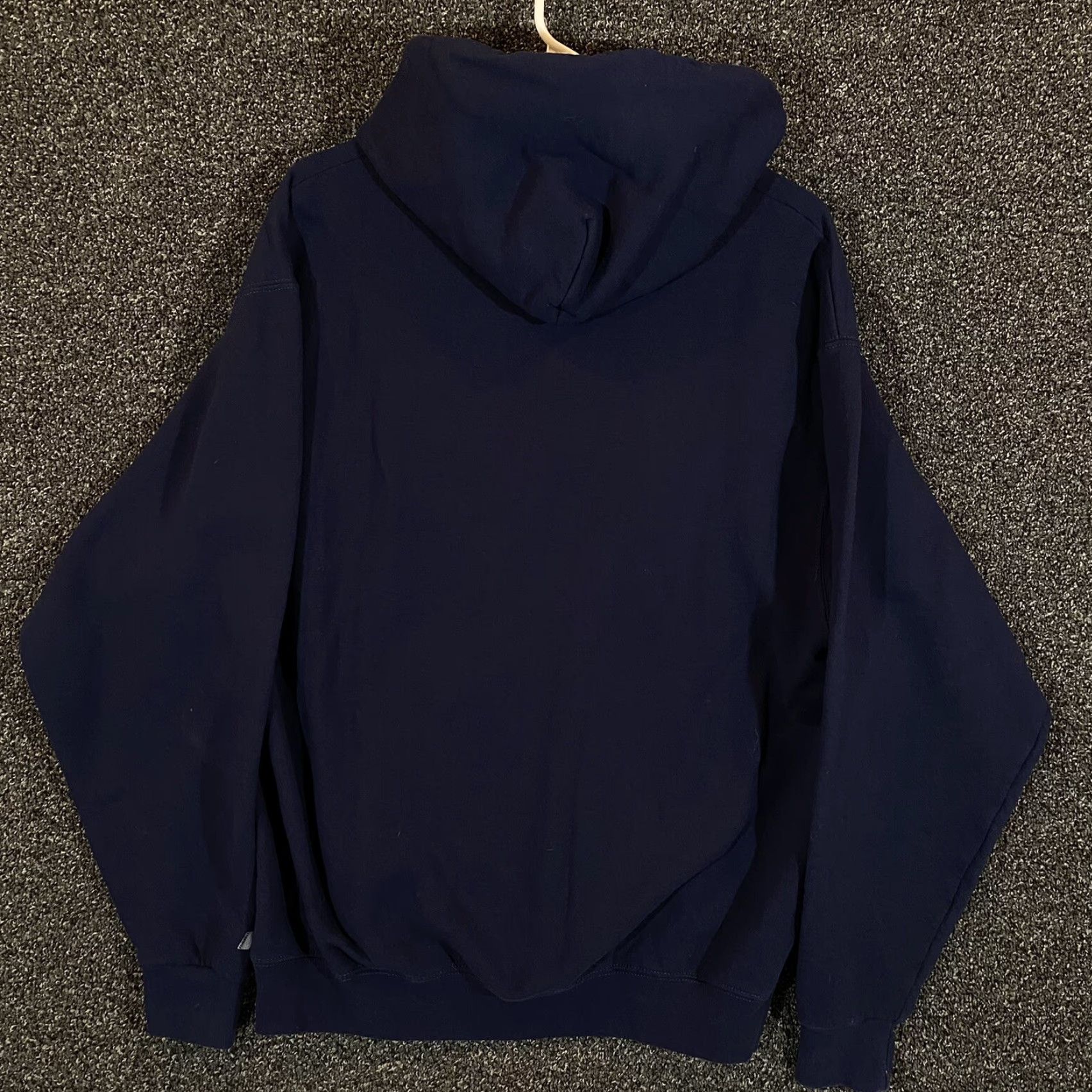 Vintage West Virginia Hoodie Mens Large Blue College WVU Hooded Russell Jacket Size US L / EU 52-54 / 3 - 7 Thumbnail