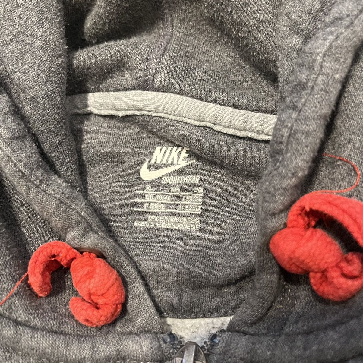 Other Vintage 00’s Nike Full Zip Small Logo Grey Hoodie Size US XL / EU 56 / 4 - 6 Thumbnail