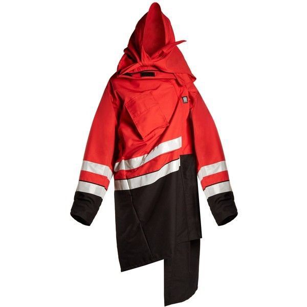 Balenciaga Balenciaga Rain Jacket Pulled Parka Fire Fighter Jacket Size US M / EU 48-50 / 2 - 2 Thumbnail