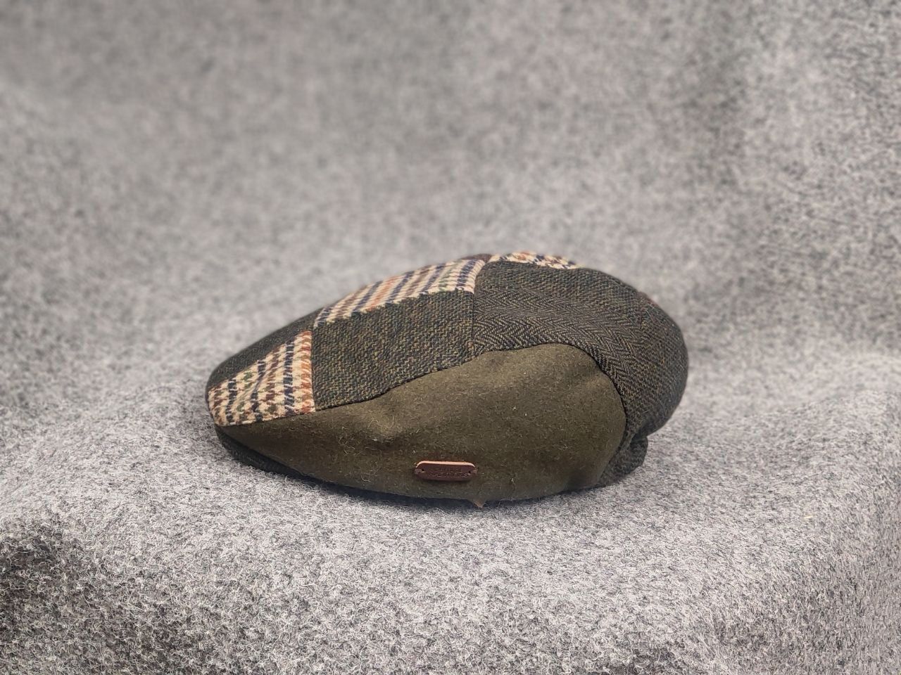 Harris Tweed Vintage 90's Heritage Harris Tweed Patchwork flat cap hat Size ONE SIZE - 6 Thumbnail