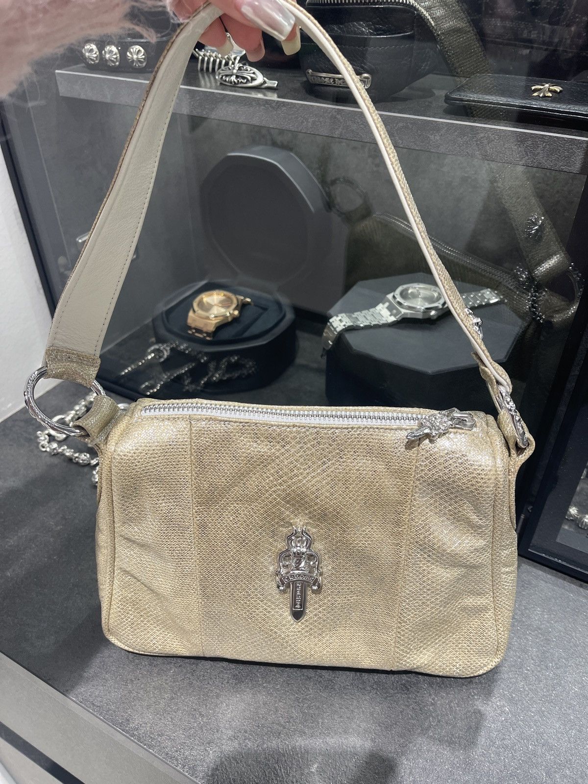 Chrome Hearts Chrome Hearts Champagne Python Chicken Nugget Bag Size ONE SIZE - 13 Thumbnail