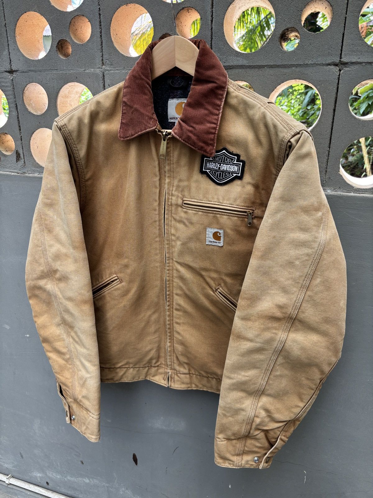 Carhartt Carhartt Detroit J001 BRN 2015 Sunfaded Made In The Usa Size US S / EU 44-46 / 1 - 8 Thumbnail