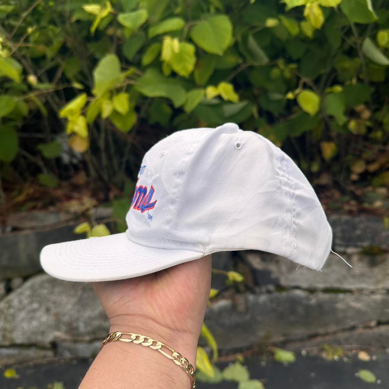 NBA × Vintage Vintage Detroit Pistons Script SnapBack Hat Size ONE SIZE - 2 Thumbnail
