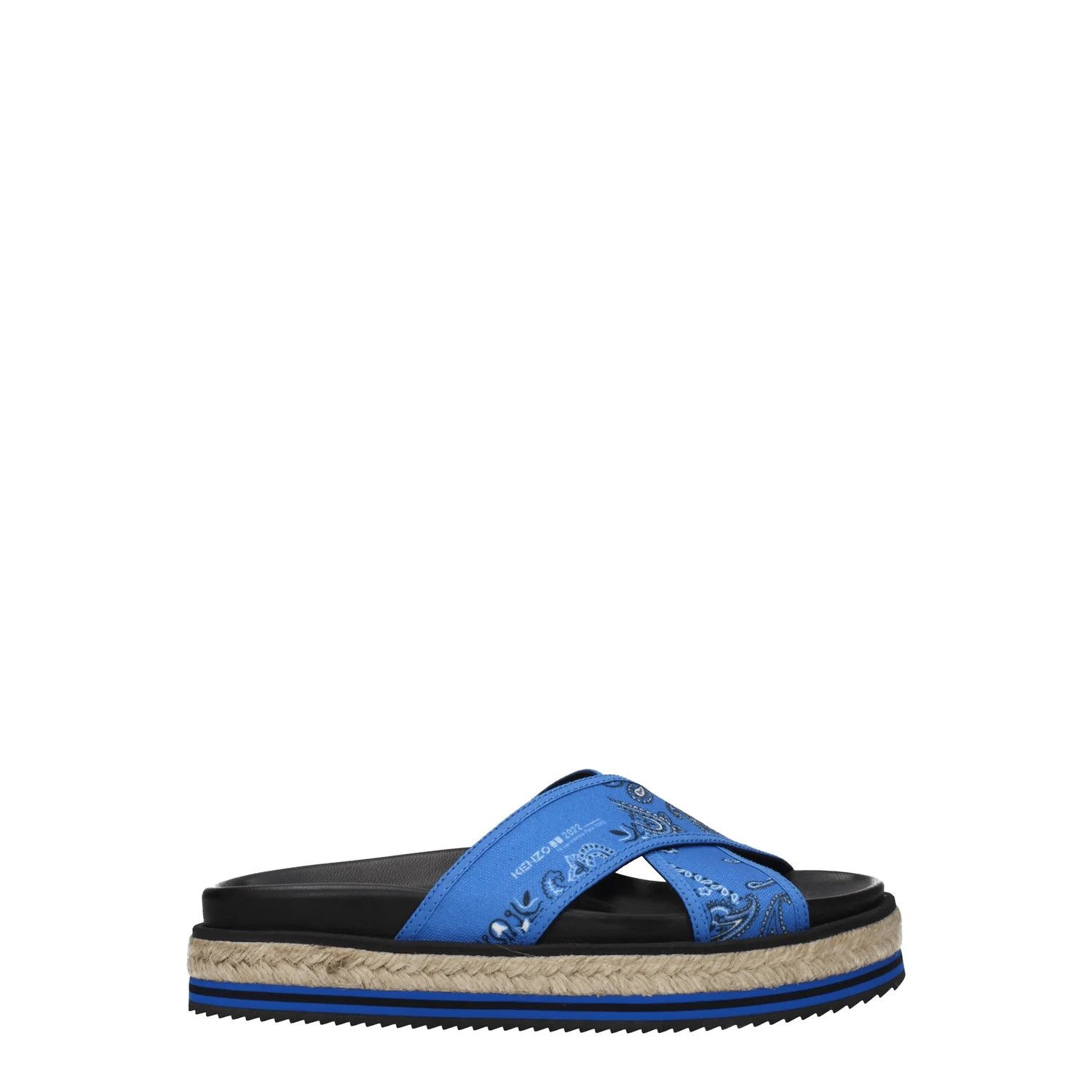 Kenzo ob1o1e1124 Fabric Slippers and Clogs in Blue Size US 10 / IT 40 - 1 Thumbnail