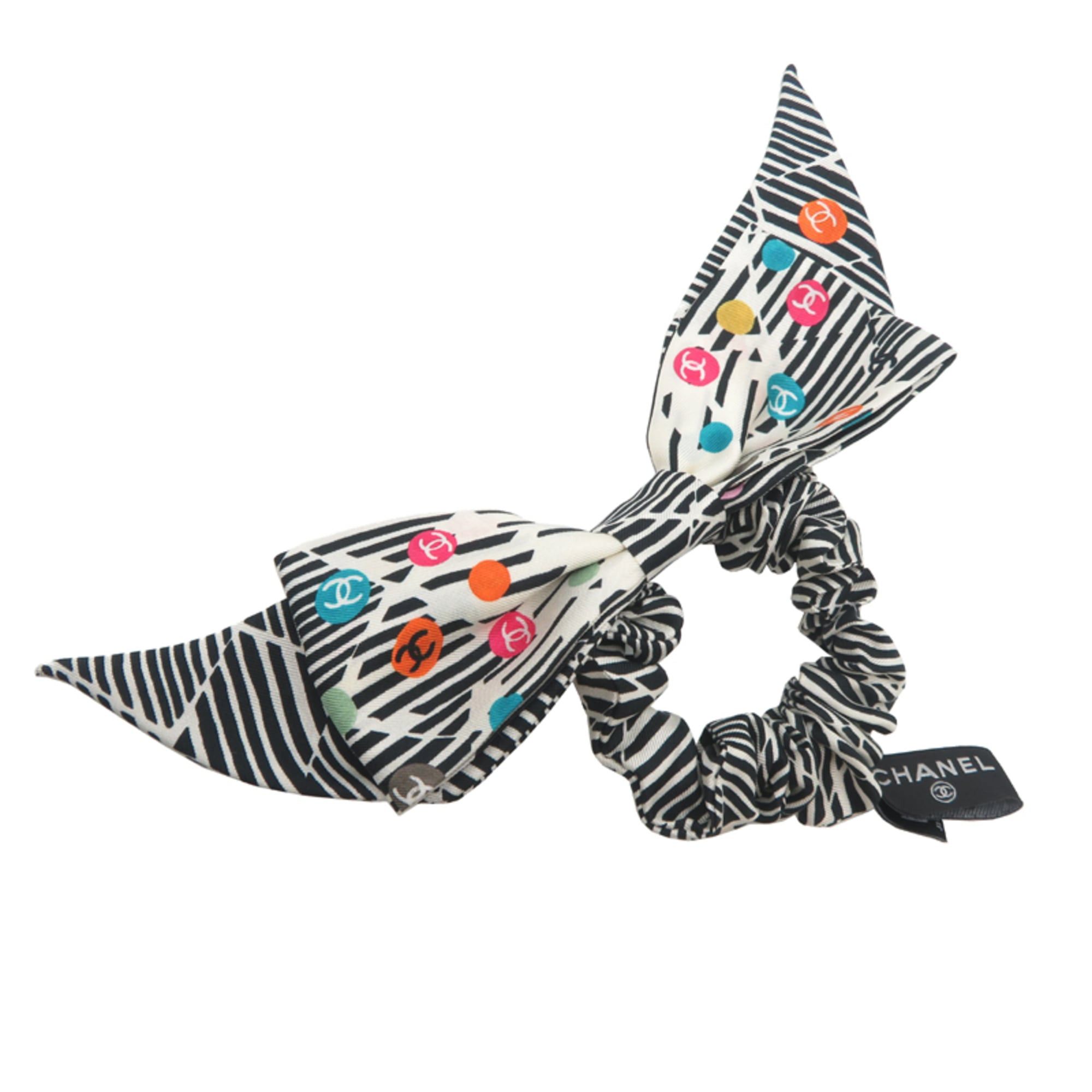 Chanel Chanel Ribbon Scrunchie for Women AAA057 Silk Multicolor Size ONE SIZE - 1 Thumbnail