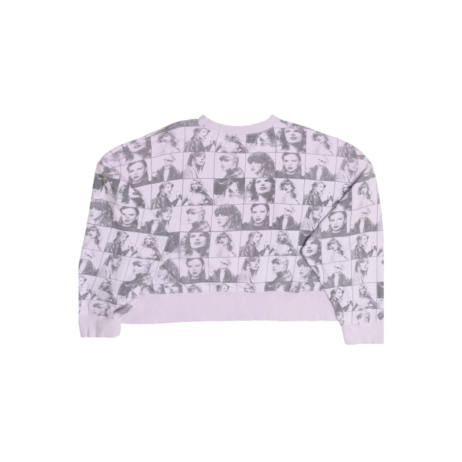 Vintage Taylor Swift The Eras Tour All Over Print Cropped Sweatshirt (2020s) Shirt Adult Medium Purple 2020s Womens Size US M / EU 48-50 / 2 - 2 Thumbnail