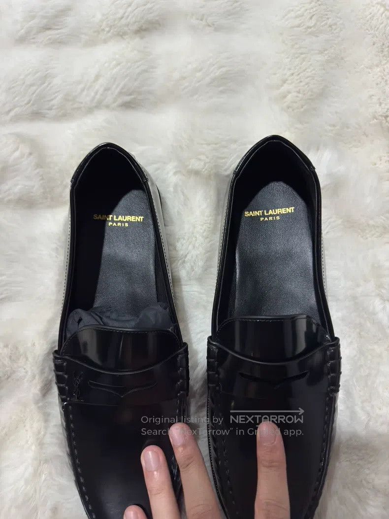 Saint Laurent Paris Saint Laurent Paris Logo Men's Loafers Size US 9 / EU 42 - 7 Thumbnail