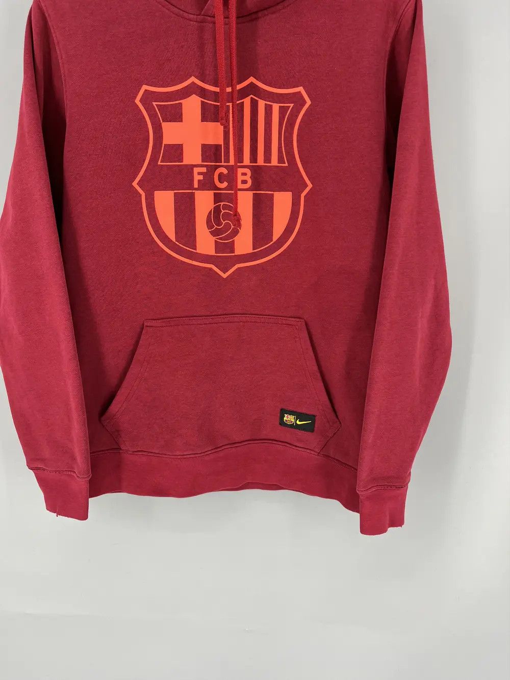Nike × Vintage Vintage Nike FCB Barcelona Big Logo Y2k Hoodie Size US M / EU 48-50 / 2 - 6 Thumbnail