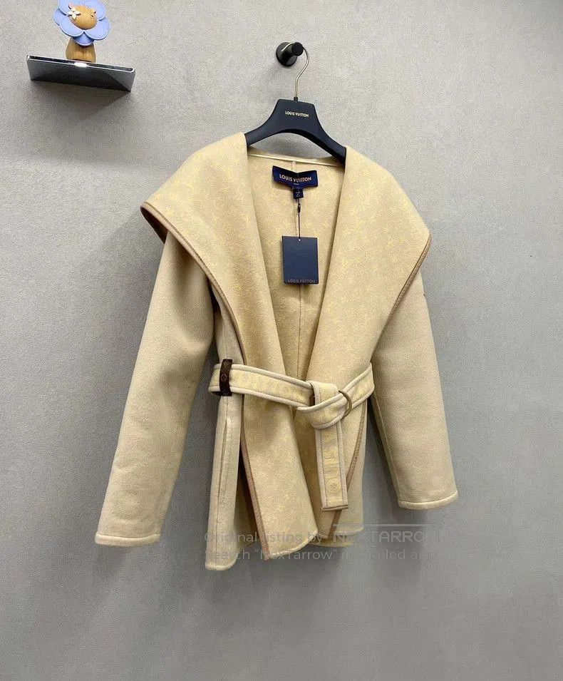 Louis Vuitton Louis Vuitton Beige Monogram Coat. Size US XS / EU 42 / 0 - 2 Thumbnail