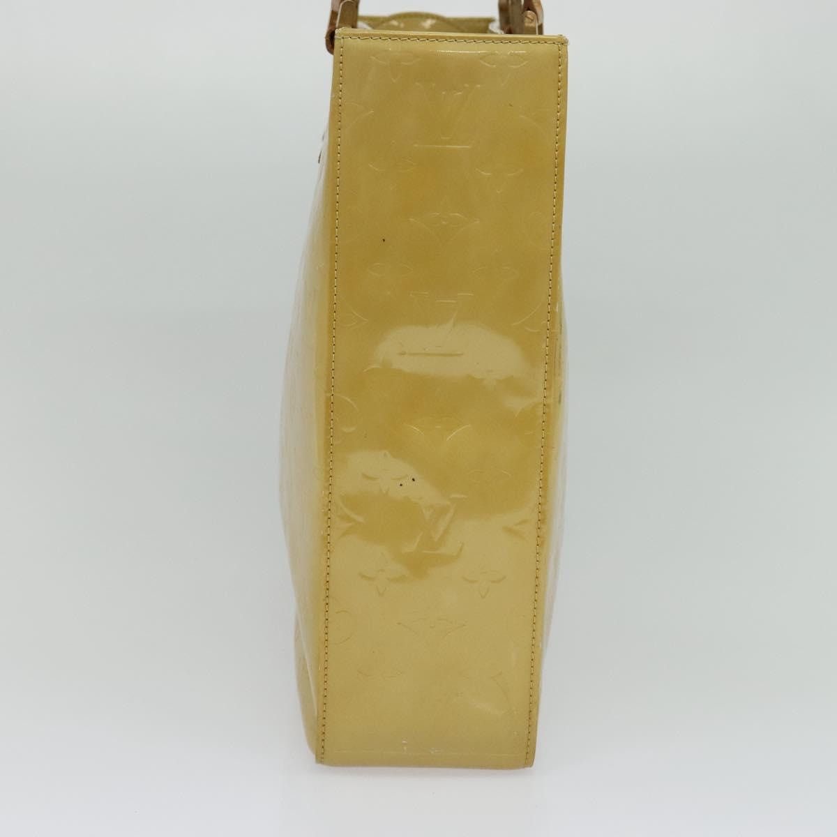 Louis Vuitton LOUIS VUITTON Monogram Vernis Columbus Tote Bag Beige M91023 Size ONE SIZE - 4 Thumbnail