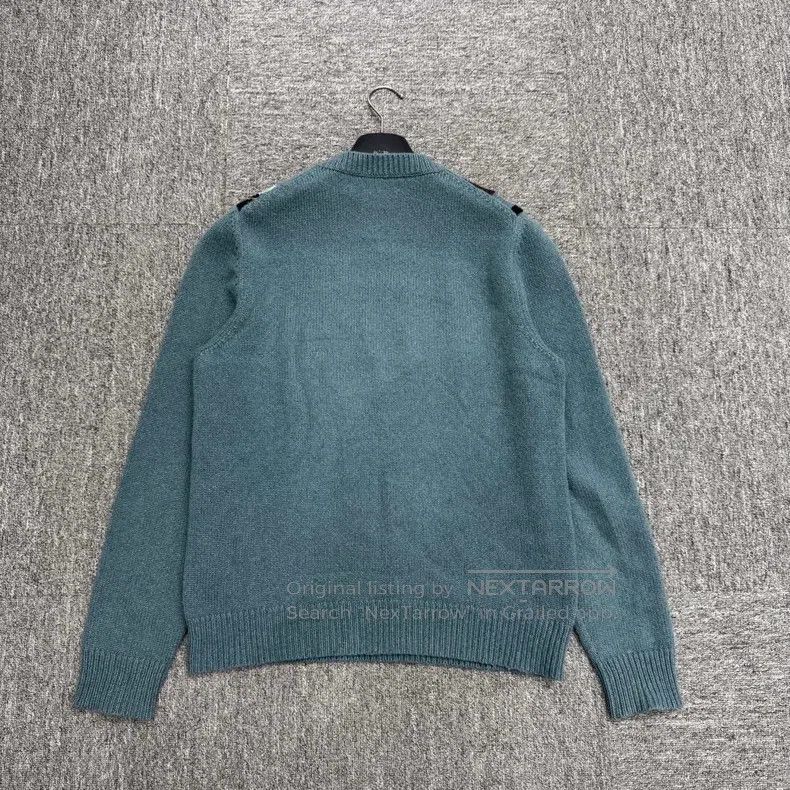 Hermes Hermes Genuine leather braided cashmere sweater Size US XS / EU 42 / 0 - 5 Thumbnail