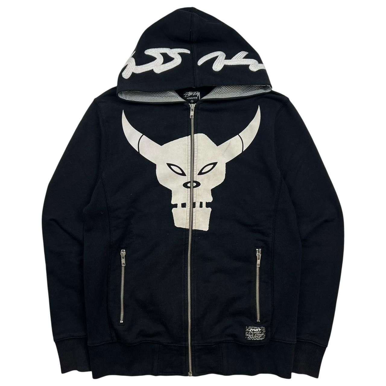 Stussy Vintage 2000s Stussy Futura Laboratories Skull Hoodie Small Size US S / EU 44-46 / 1 - 1 Thumbnail
