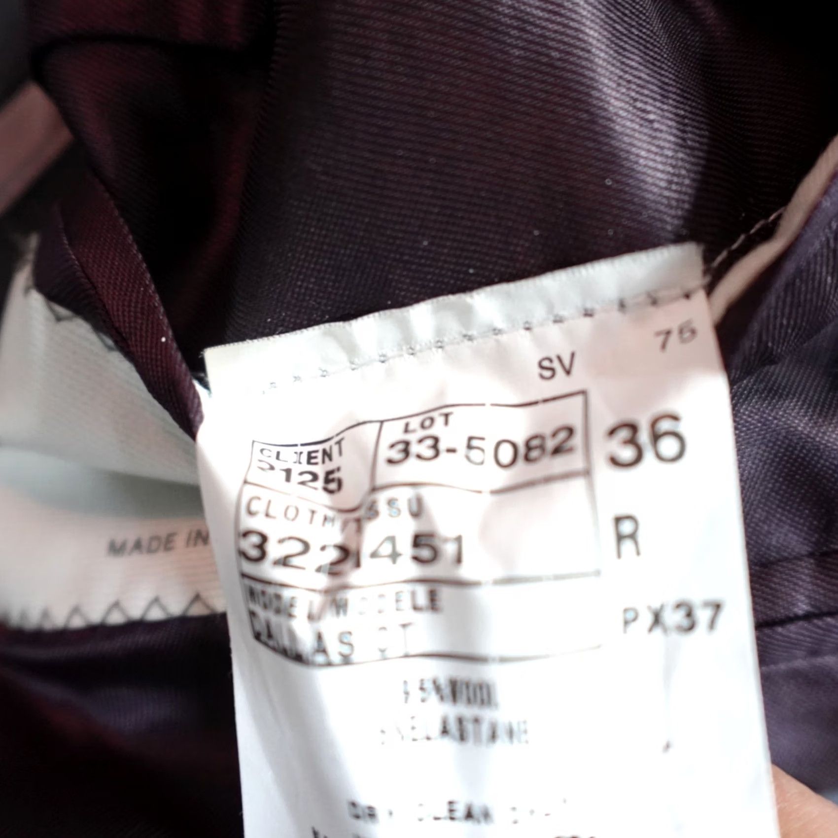 Jack Victor Jack Victor Sport Coat 36R Gray Half Unstructured Super 110's Wool Size US XXS / EU 40 - 6 Thumbnail